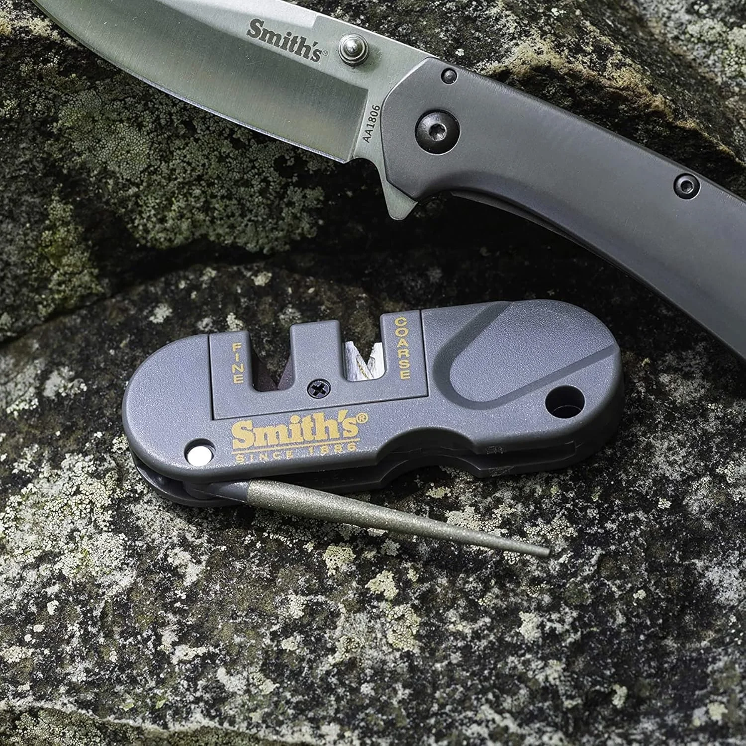 تیزکن چاقوی شکاری Smith's Abrasives PP1، ابعاد 8.9 در 2.5 در 0 سانتی‌متر (طول x عرض x ارتفاع)