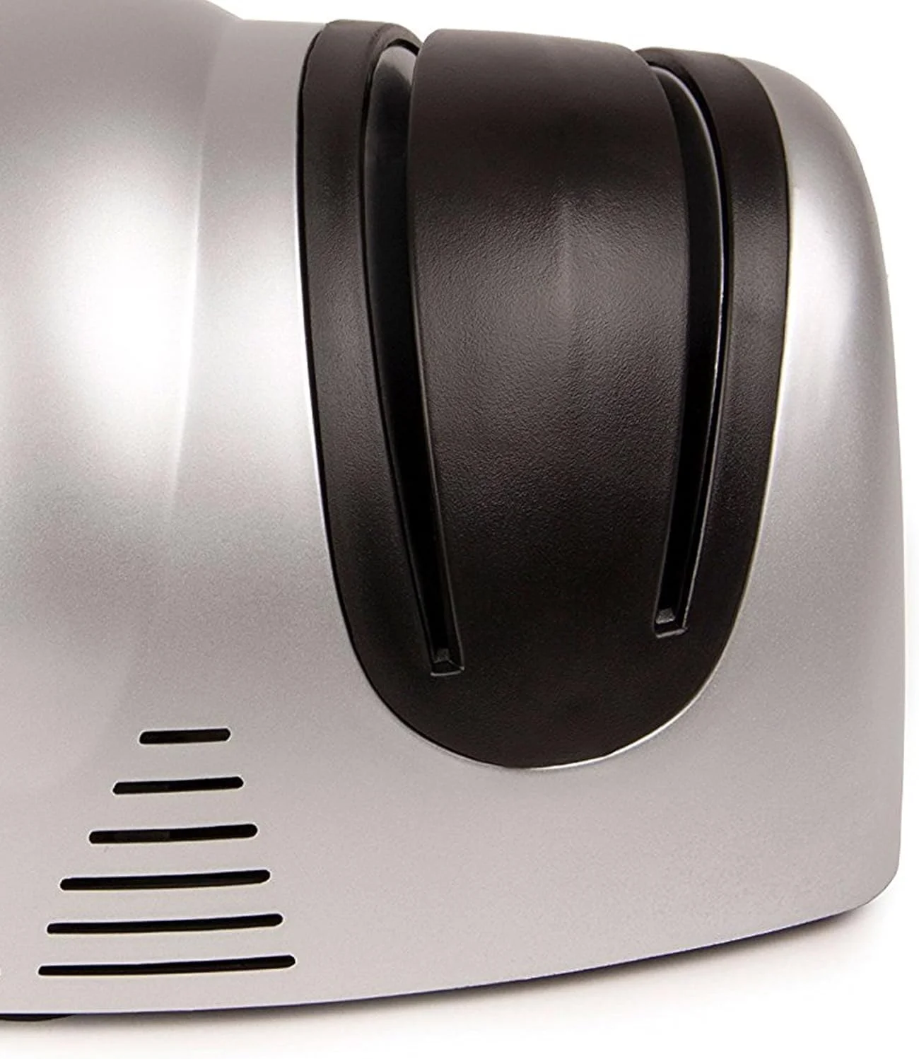 چاقو تیزکن برقی SKEIDO – سیستم دقیق 3 مرحله ای با چرخ های روکش الماس و راهنمای زاویه – قابل تنظیم 15 تا 25 درجه برای چاقوهای آشپز/سرامیکی/شکاری (20 وات)