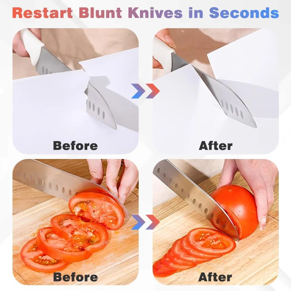 تیزکن چاقو با 6 زاویه قابل تنظیم، ابزار تیز کردن چاقو و قیچی آشپزخانه، تیزکن دستی تیغه چاقوی آشپزخانه حرفه ای و دقیق برای سرآشپز تیزکن چاقو با 6 زاویه قابل تنظیم، ابزار تیز کردن چاقو و قیچی آشپزخانه، تیزکن دستی تیغه چاقوی آشپزخانه حرفه ای و دقیق برای سرآشپز