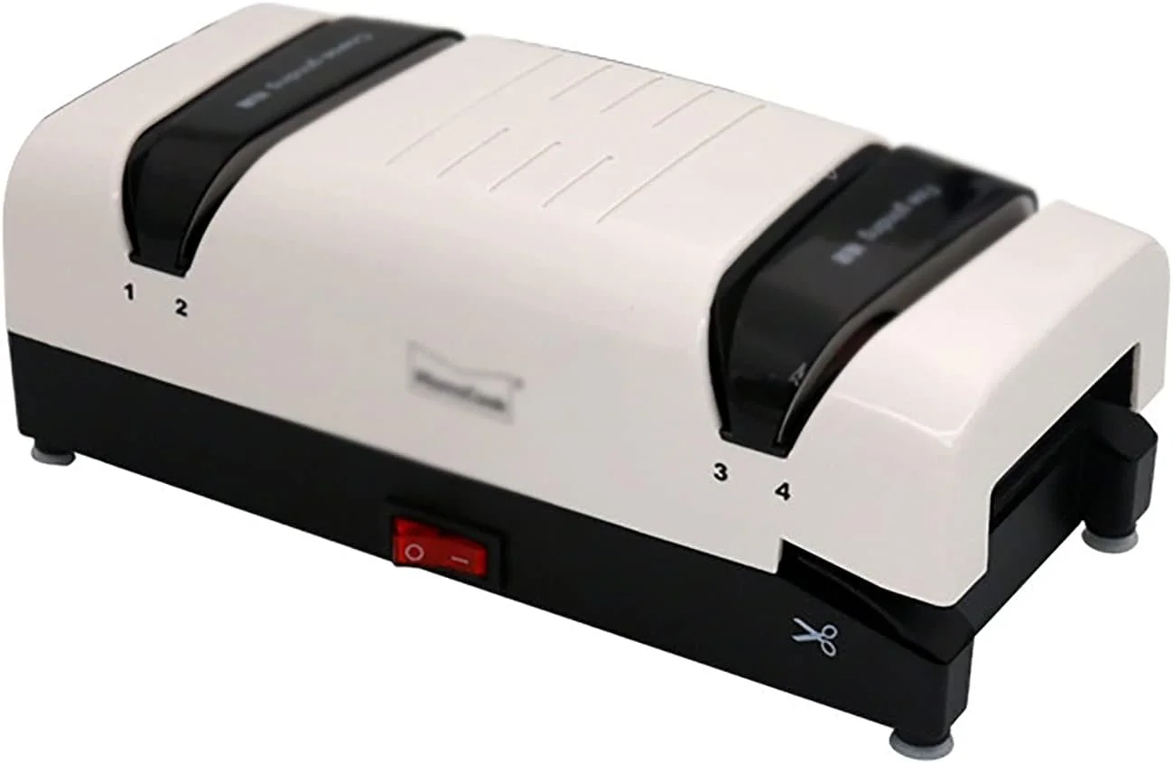 چاقو تیز کن RIJPEX، دستگاه چاقو تیز کن آشپزخانه، چاقو تیز کن برقی، چاقو تیز کن مستقیم، چاقو تیز کن کاملا اتوماتیک خانگی، راحت و کاربردی (رنگ: مشکی، سایز: 24.5x9.5x12cm) چاقو تیز کن RIJPEX، دستگاه چاقو تیز کن آشپزخانه، چاقو تیز کن برقی، چاقو تیز کن مستقیم، چاقو تیز کن کاملا اتوماتیک خانگی، راحت و کاربردی (رنگ: مشکی، سایز: 24.5x9.5x12cm)