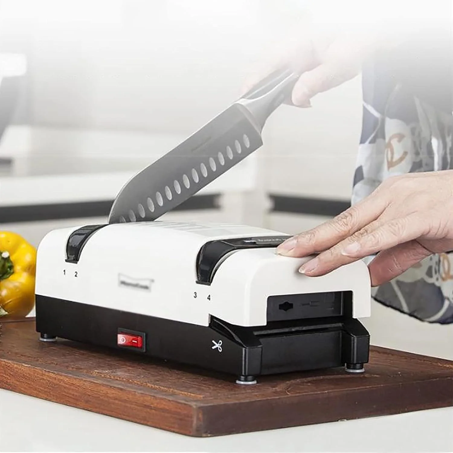 چاقو تیز کن RIJPEX، دستگاه چاقو تیز کن آشپزخانه، چاقو تیز کن برقی، چاقو تیز کن مستقیم، چاقو تیز کن کاملا اتوماتیک خانگی، راحت و کاربردی (رنگ: مشکی، سایز: 24.5x9.5x12cm) چاقو تیز کن RIJPEX، دستگاه چاقو تیز کن آشپزخانه، چاقو تیز کن برقی، چاقو تیز کن مستقیم، چاقو تیز کن کاملا اتوماتیک خانگی، راحت و کاربردی (رنگ: مشکی، سایز: 24.5x9.5x12cm)