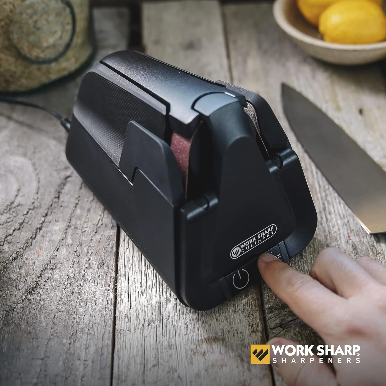 تیزکن آشپزخانه Work Sharp Culinary مدل CPE4-W، ابعاد 18.3 x 13.2 x 11.4 سانتی متر