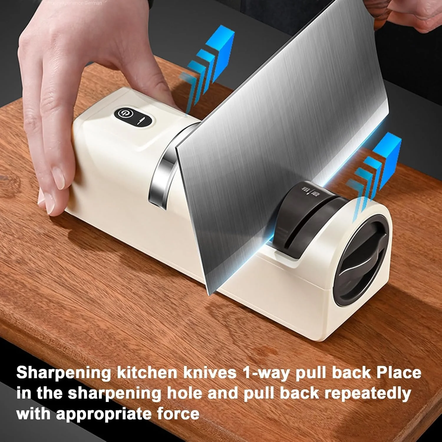 تیزکن برقی چاقو، ابزار تیز کردن قیچی شارژی اتوماتیک، سنگ سنباده پولیش حرفه ای برای مصارف خانگی، آشپزخانه، رستوران، استفاده آسان و راندمان بالا