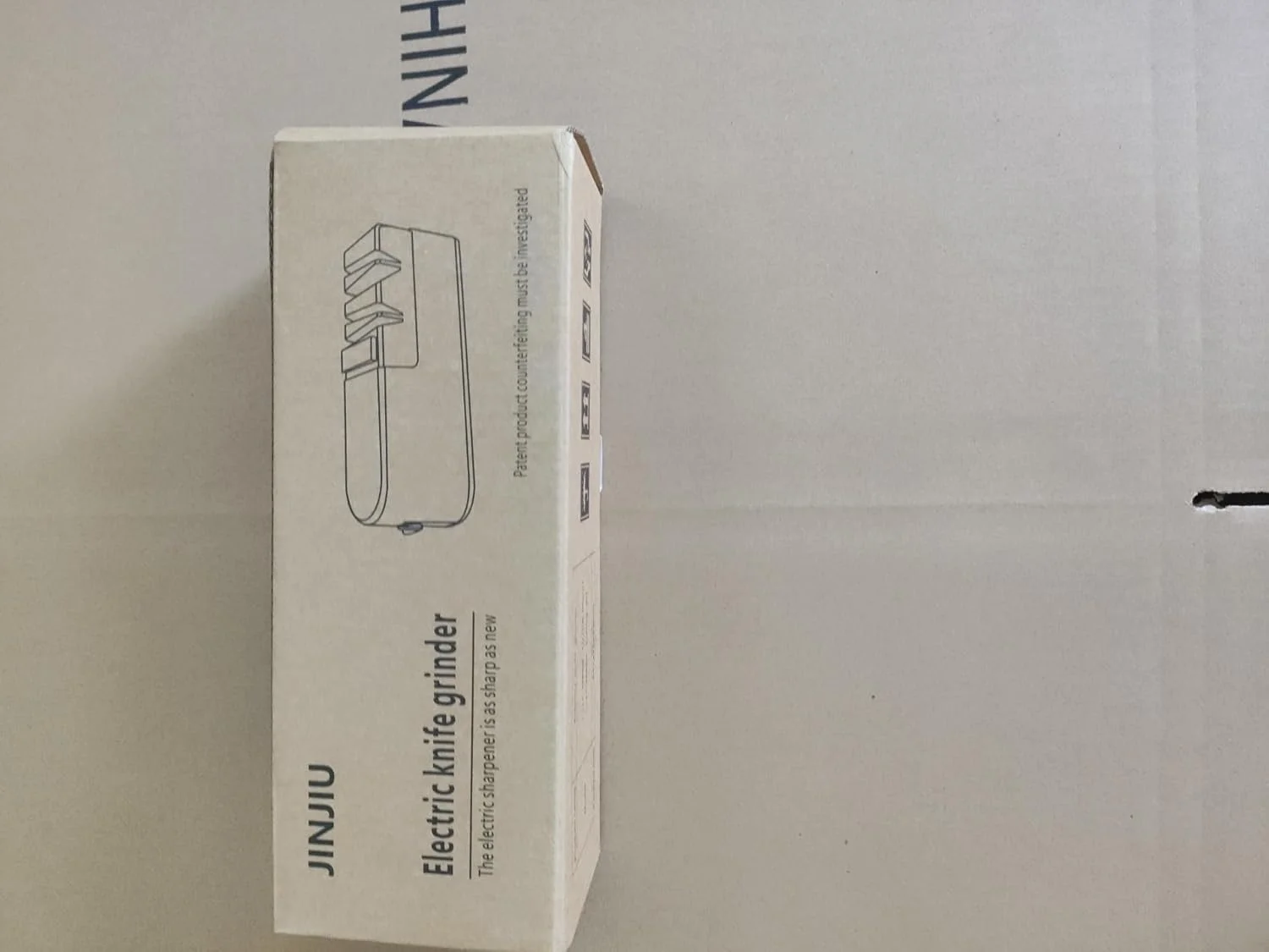 چاقو تیزکن SANON، چاقو تیزکن برقی 2 مرحله ای، ارگونومیک، الماس برای تیز کردن ظریف و سرامیک ویژه برای تیز کردن دقیق