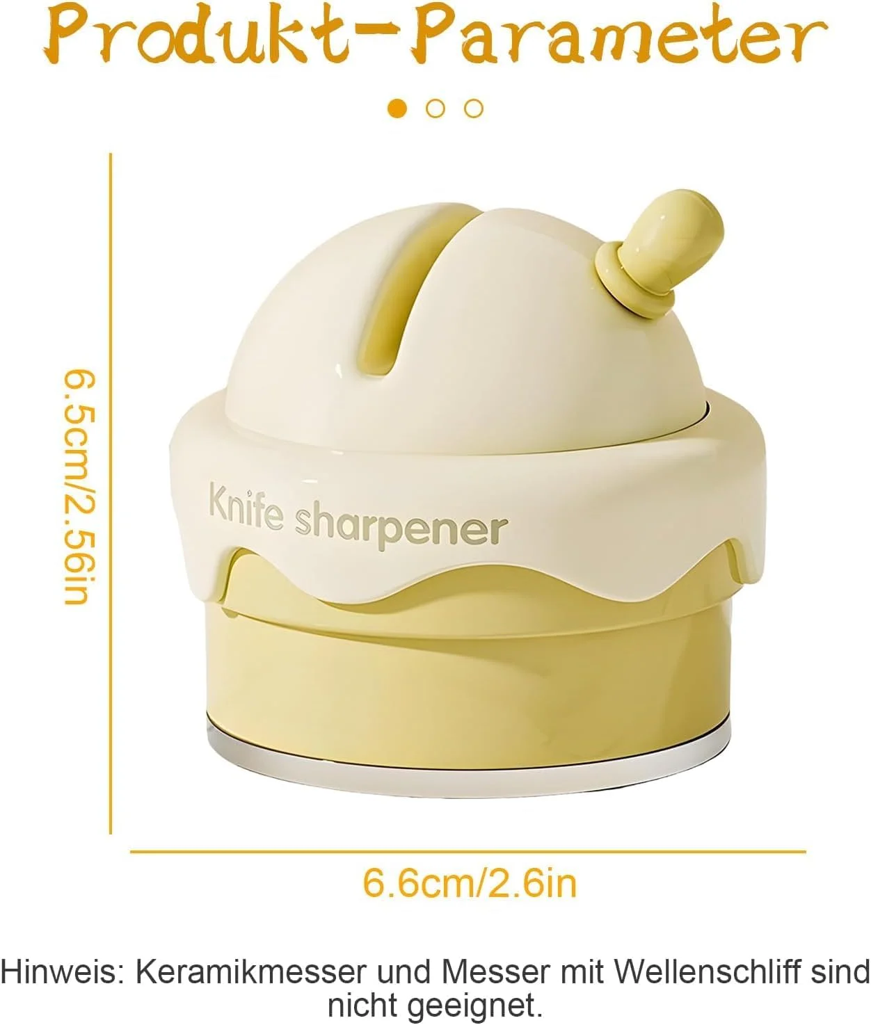 مجموعه چاقو تیزکن دستی با پایه مکنده - بسته 2 عددی چاقو تیزکن به شکل بستنی، طراحی ایمن دستی برای آشپزخانه، ابزار آسان برای استفاده جهت تیز کردن چاقو برای آشپزی خانگی (چند رنگ)