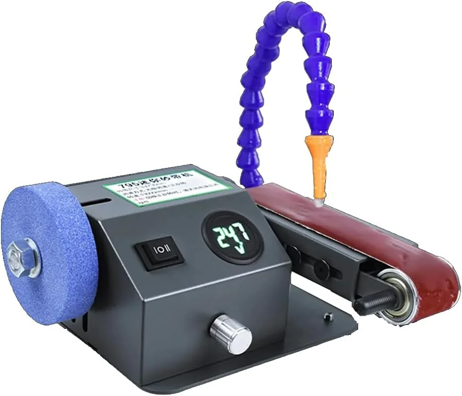 مینی دستگاه تیزکن برقی چاقو LeTkingok، خشک، مرطوب، سنباده تسمه ای دو منظوره، سنباده، پولیشر، سرعت 0-13000 دور در دقیقه مینی دستگاه تیزکن برقی چاقو LeTkingok، خشک، مرطوب، سنباده تسمه ای دو منظوره، سنباده، پولیشر، سرعت 0-13000 دور در دقیقه