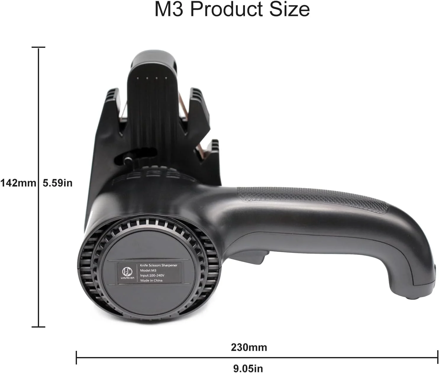چاقو تیزکن برقی LIHUACHEN M3، قیچی تیزکن حرفه ای، دستگاه چند منظوره تیزکن چاقو، ابزار تیزکن چاقو فولادی تنگستن (دوشاخه UK) مشکی چاقو تیزکن برقی LIHUACHEN M3، قیچی تیزکن حرفه ای، دستگاه چند منظوره تیزکن چاقو، ابزار تیزکن چاقو فولادی تنگستن (دوشاخه UK) مشکی