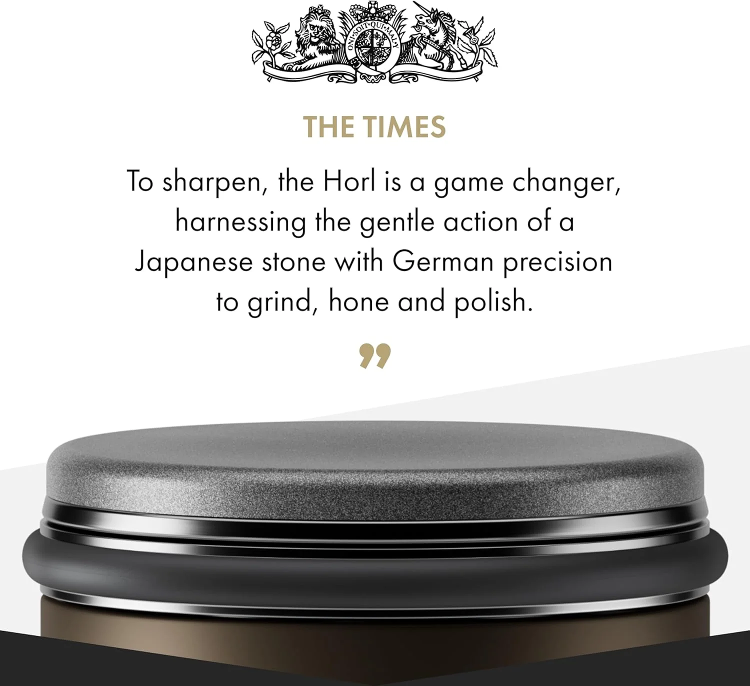 تیزکن غلتکی حرفه ای HORL2 Pro - تیزکن غلتکی آشپزخانه برای لبه های برش تیز ساخت آلمان - تیزکن غلتکی با نسبت 1:3 به لطف دنده سیاره ای