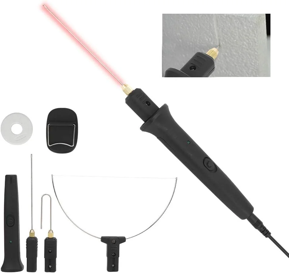 برش فوم Jingyig، ابزار برش، دستگاه برش برقی، چاقوی برش یونولیت، چاقوی برقی 10 سانتی متری، قیچی کاردستی