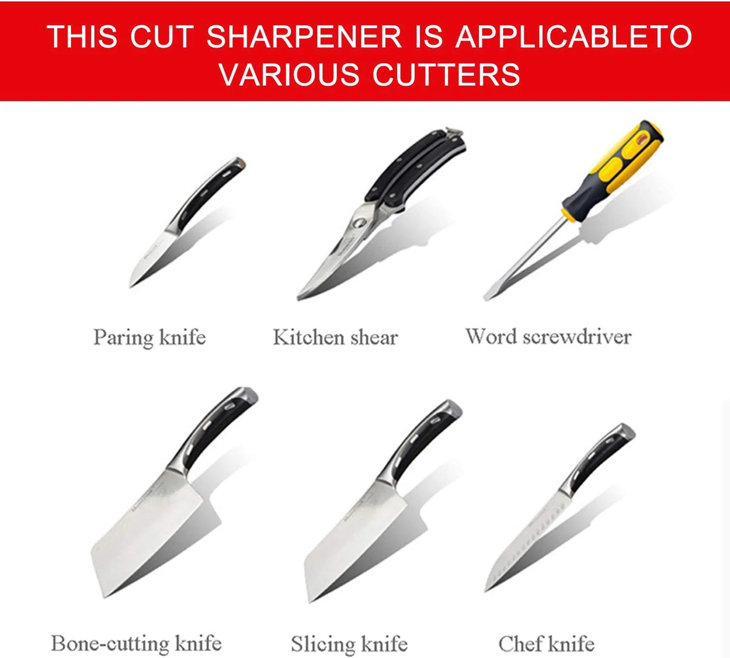 چاقو تیزکن برقی حرفه ای GoolRC، تیزکن خودکار چند منظوره با شیب 15 درجه، شیارهای درشت و ظریف برای چاقوهای صاف و دندانه دار، قیچی، آسیاب کننده برش آشپزخانه با 3 عدد چاقو تیزکن برقی حرفه ای GoolRC، تیزکن خودکار چند منظوره با شیب 15 درجه، شیارهای درشت و ظریف برای چاقوهای صاف و دندانه دار، قیچی، آسیاب کننده برش آشپزخانه با 3 عدد