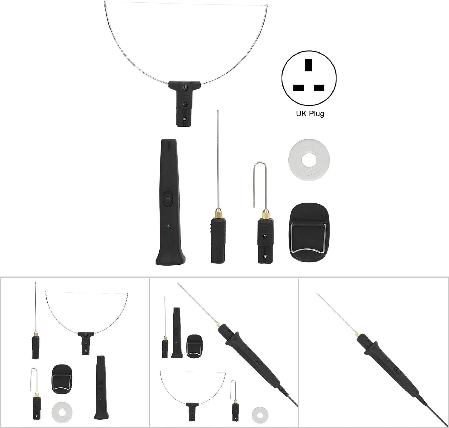 برش فوم Jingyig، ابزار برش، دستگاه برش برقی، چاقوی برش یونولیت، چاقوی برقی 10 سانتی متری، قیچی کاردستی