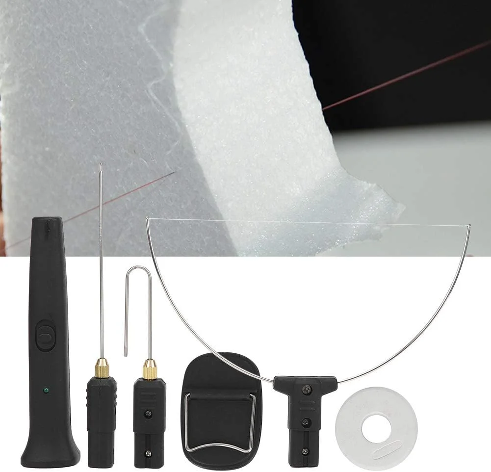 برش فوم Jingyig، ابزار برش، دستگاه برش برقی، چاقوی برش یونولیت، چاقوی برقی 10 سانتی متری، قیچی کاردستی