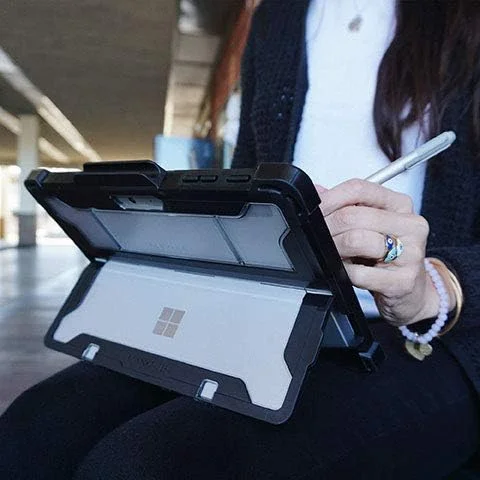 محافظ سخت MAXCases Extreme Shell برای Microsoft Surface Go 1 & 2 10 اینچی (مشکی) (V2)