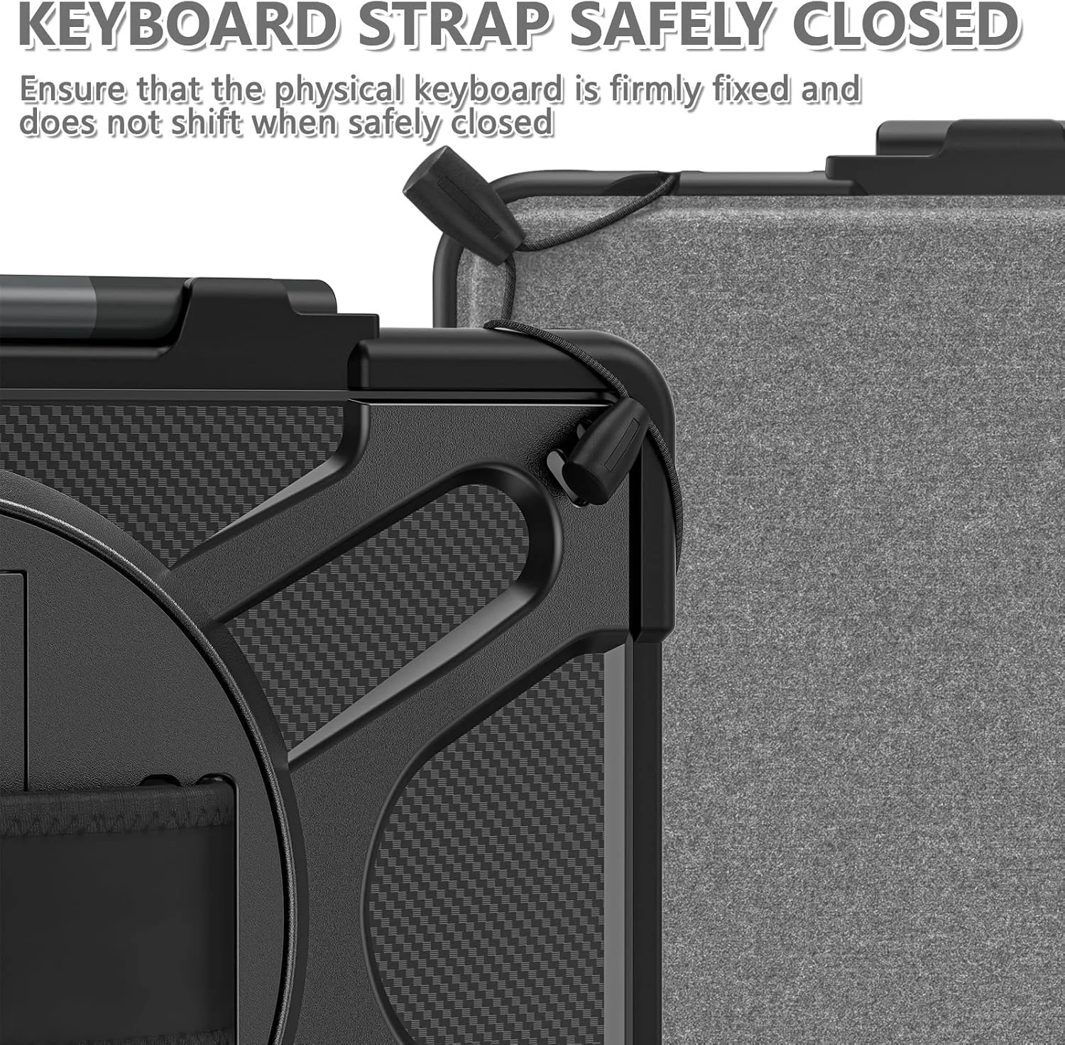 کیف تبلت مسافرتی سازگار با آمازون کیندل فایر مکس 11 نسل سیزدهم 2023 - کیف محافظ بادوام با پایه چرخان، بند شانه، دستگیره، ضربه گیر و ضد ضربه کیف تبلت مسافرتی سازگار با آمازون کیندل فایر مکس 11 نسل سیزدهم 2023 - کیف محافظ بادوام با پایه چرخان، بند شانه، دستگیره، ضربه گیر و ضد ضربه