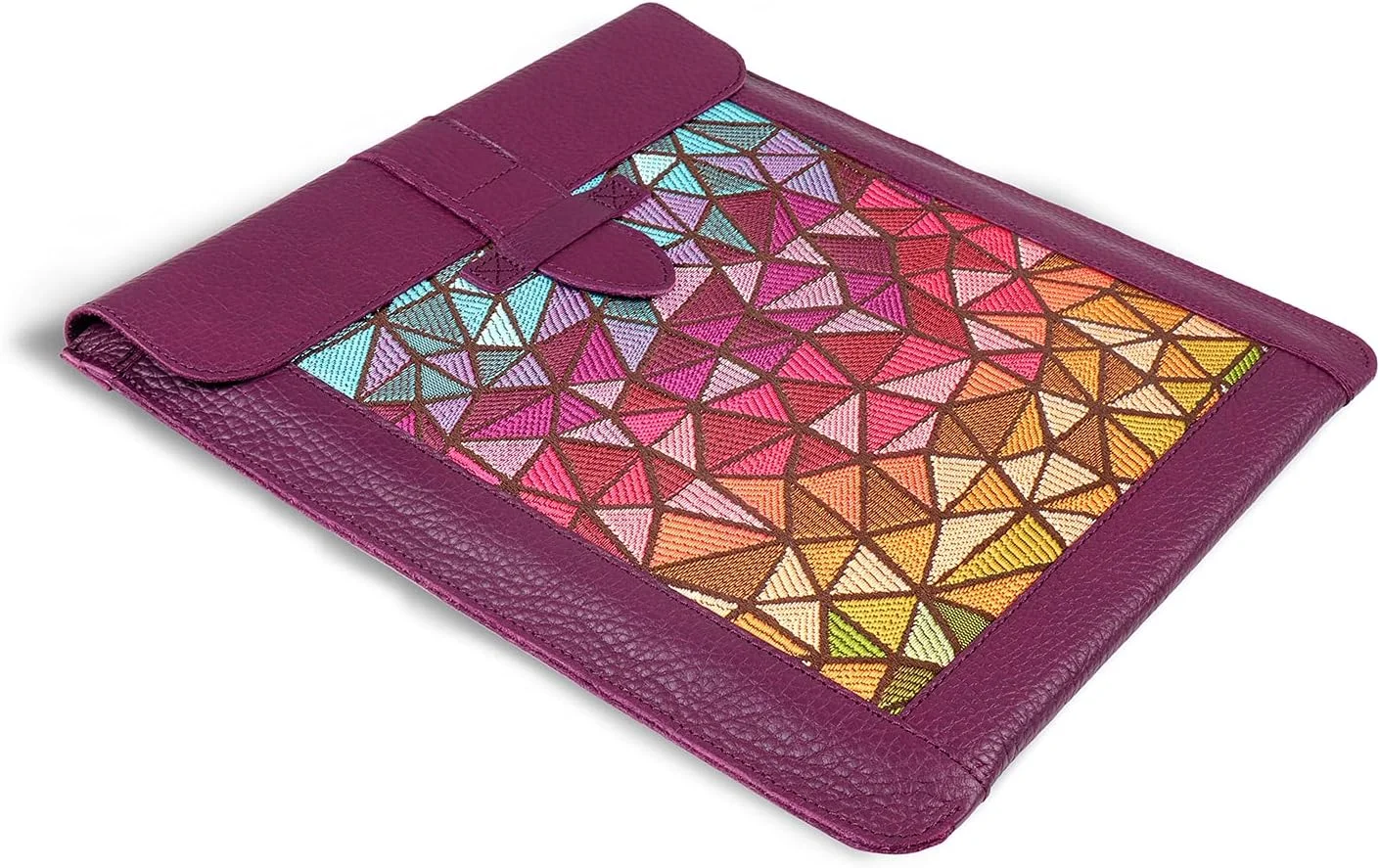 کیف آیپد پرو 12.9 اینچ لوندو 2020 - کیف آیپد چرمی اصل با طرح بافت پارچه ای برای آیپد پرو نسل 3 و 4 سال 2018-2020 - سازگار با تمام تبلت های 12 اینچی - بنفش کیف آیپد پرو 12.9 اینچ لوندو 2020 - کیف آیپد چرمی اصل با طرح بافت پارچه ای برای آیپد پرو نسل 3 و 4 سال 2018-2020 - سازگار با تمام تبلت های 12 اینچی - بنفش