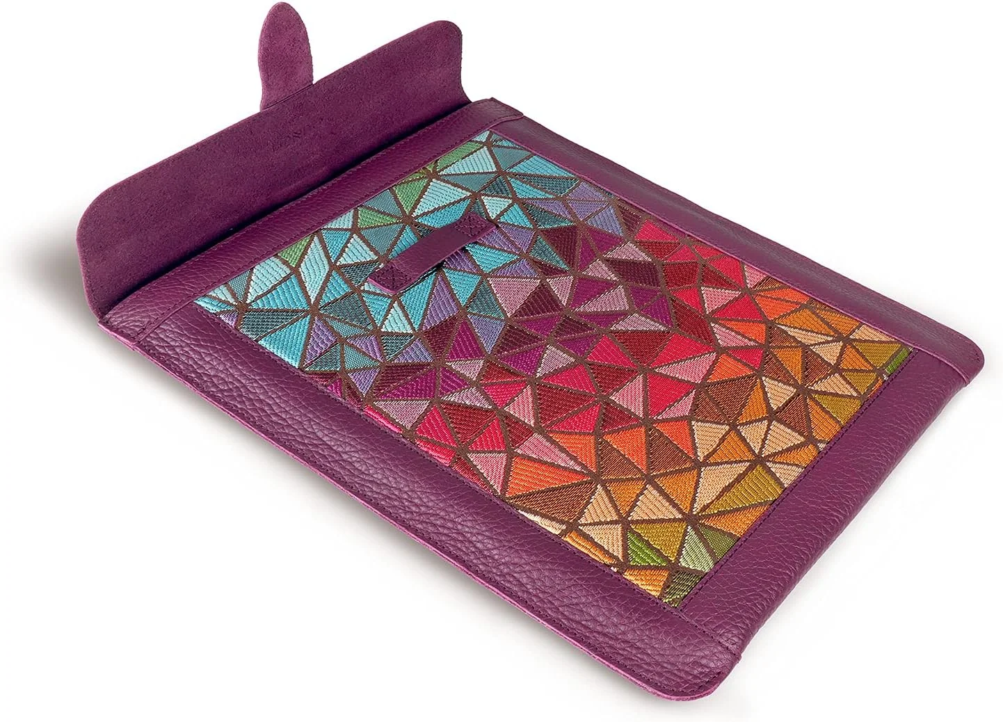 کیف آیپد پرو 12.9 اینچ لوندو 2020 - کیف آیپد چرمی اصل با طرح بافت پارچه ای برای آیپد پرو نسل 3 و 4 سال 2018-2020 - سازگار با تمام تبلت های 12 اینچی - بنفش کیف آیپد پرو 12.9 اینچ لوندو 2020 - کیف آیپد چرمی اصل با طرح بافت پارچه ای برای آیپد پرو نسل 3 و 4 سال 2018-2020 - سازگار با تمام تبلت های 12 اینچی - بنفش