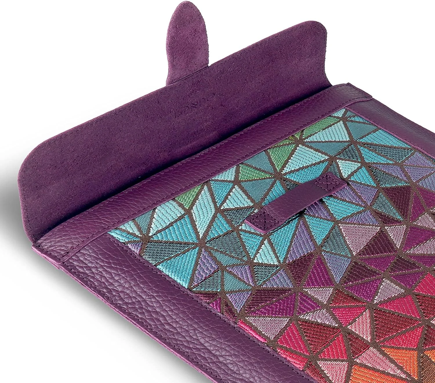 کیف آیپد پرو 12.9 اینچ لوندو 2020 - کیف آیپد چرمی اصل با طرح بافت پارچه ای برای آیپد پرو نسل 3 و 4 سال 2018-2020 - سازگار با تمام تبلت های 12 اینچی - بنفش کیف آیپد پرو 12.9 اینچ لوندو 2020 - کیف آیپد چرمی اصل با طرح بافت پارچه ای برای آیپد پرو نسل 3 و 4 سال 2018-2020 - سازگار با تمام تبلت های 12 اینچی - بنفش