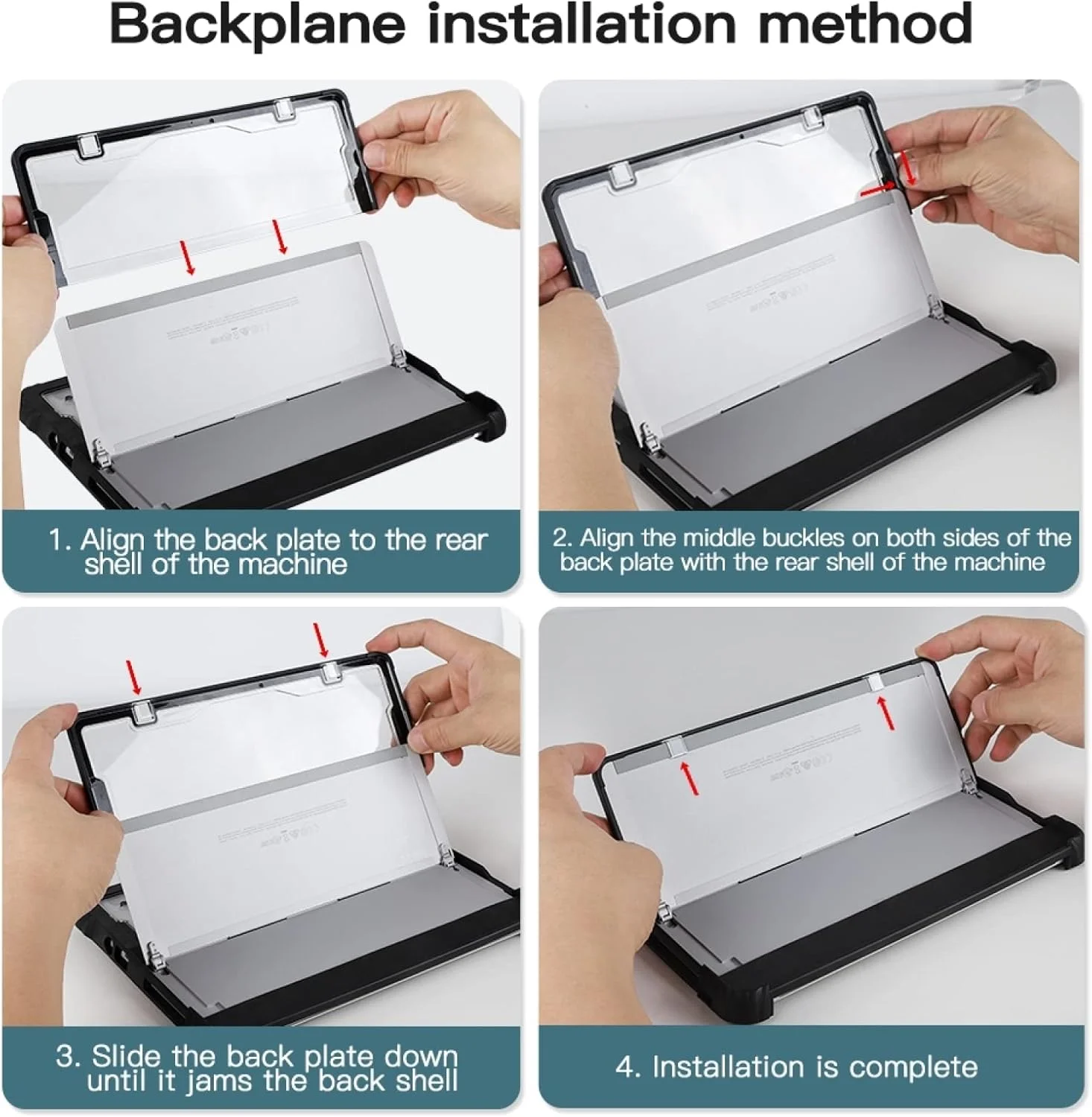 کاور لپتاپ شفاف آکریلیک ZZjingli برای Microsoft Surface Pro 9 همراه با بند شانه (مشکی) کاور لپتاپ شفاف آکریلیک ZZjingli برای Microsoft Surface Pro 9 همراه با بند شانه (مشکی)