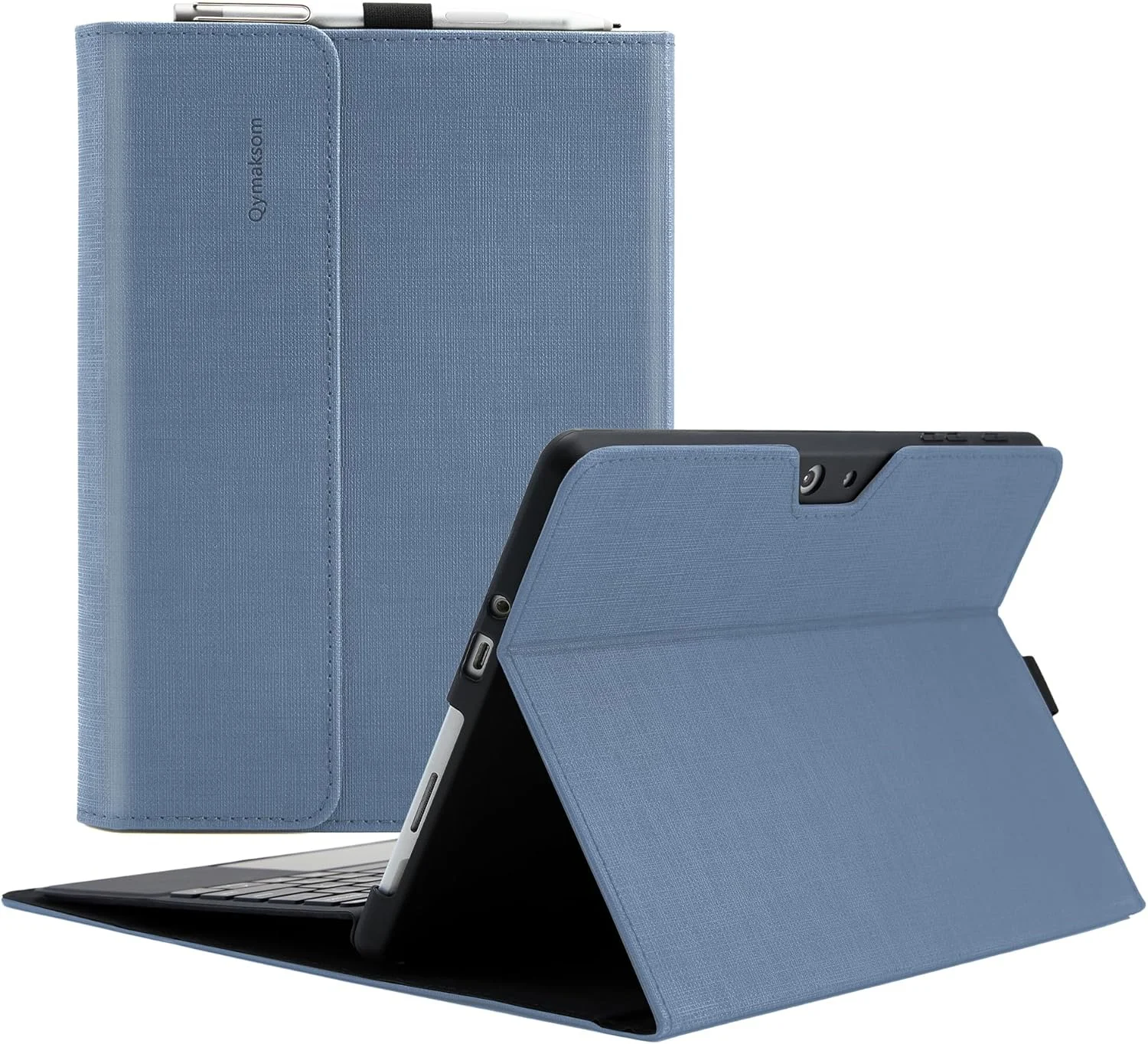 کیف محافظ کیماکسوم برای سرفیس گو 3 (2021)/ سرفیس گو 2 2020/ سرفیس گو 2018، کیف محافظ سرفیس گو 3 با قابلیت تنظیم چند زاویه، سازگار با کاور کیبورد و دارای جای قلم، آبی روشن کیف محافظ کیماکسوم برای سرفیس گو 3 (2021)/ سرفیس گو 2 2020/ سرفیس گو 2018، کیف محافظ سرفیس گو 3 با قابلیت تنظیم چند زاویه، سازگار با کاور کیبورد و دارای جای قلم، آبی روشن
