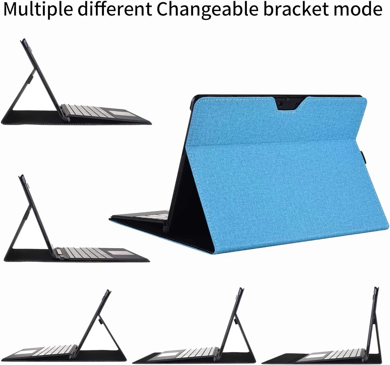 کاور چرمی فوروبار برای سرفیس پرو ایکس - مناسب برای کیبورد و پایه، جلد چرمی PU با کیفیت عالی با قابلیت تنظیم زاویه دید چندگانه برای سرفیس پرو ایکس جدید عرضه شده در سال 2019 / 2020، (برای سرفیس پرو ایکس، آبی روشن) کاور چرمی فوروبار برای سرفیس پرو ایکس - مناسب برای کیبورد و پایه، جلد چرمی PU با کیفیت عالی با قابلیت تنظیم زاویه دید چندگانه برای سرفیس پرو ایکس جدید عرضه شده در سال 2019 / 2020، (برای سرفیس پرو ایکس، آبی روشن)