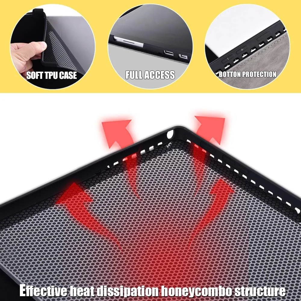 xisiciao Case for Surface Pro 7 Plus/Pro 7 / Pro 6 / Pro 5 / Pro 4 with Stylus Holder, Multiple Angle Polyester Slim Lightweight Cover, Compatible with Type Cover Keyboard xisiciao Case for Surface Pro 7 Plus/Pro 7 / Pro 6 / Pro 5 / Pro 4 with Stylus Holder, Multiple Angle Polyester Slim Lightweight Cover, Compatible with Type Cover Keyboard