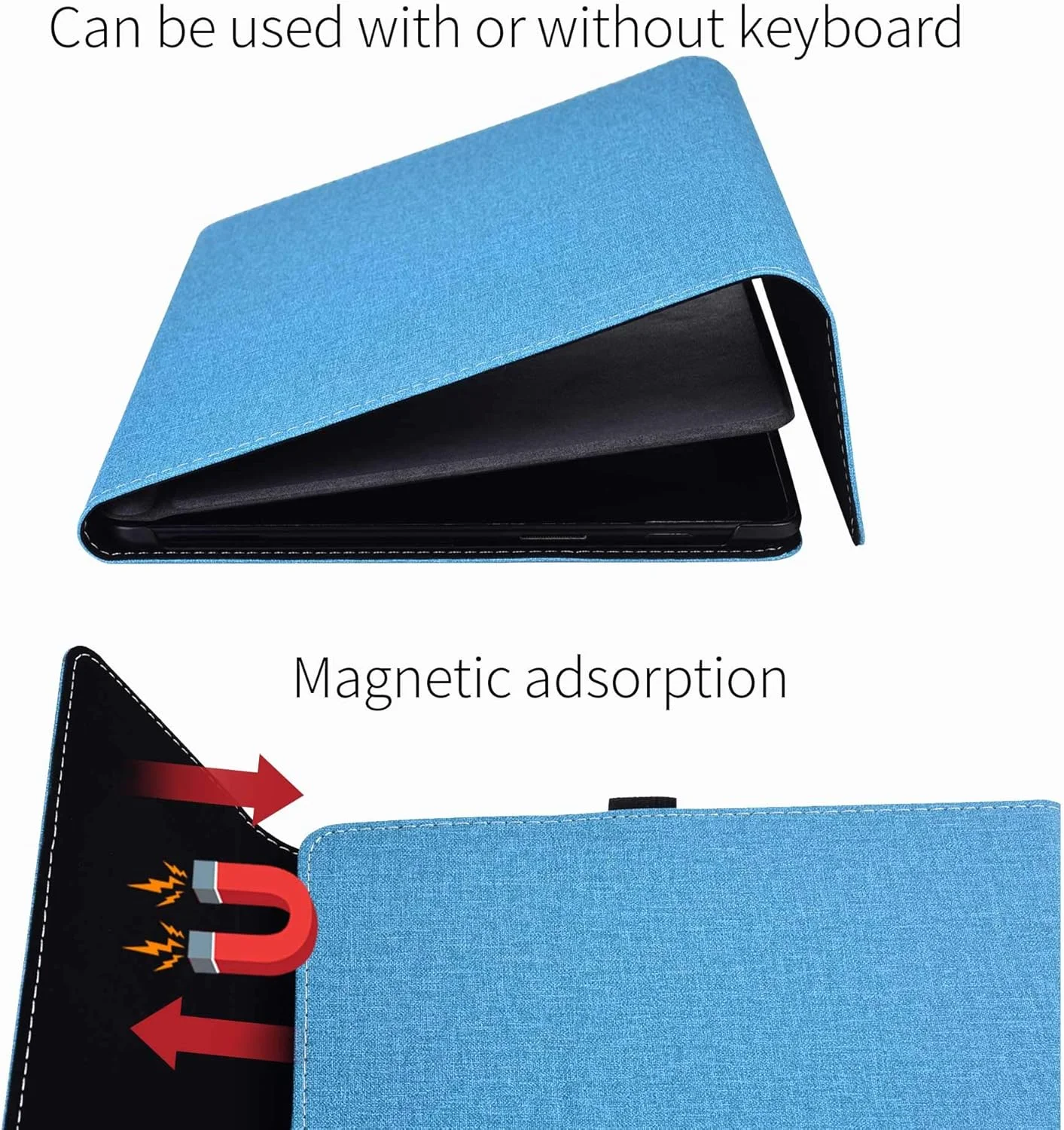 کاور چرمی فوروبار برای سرفیس پرو ایکس - مناسب برای کیبورد و پایه، جلد چرمی PU با کیفیت عالی با قابلیت تنظیم زاویه دید چندگانه برای سرفیس پرو ایکس جدید عرضه شده در سال 2019 / 2020، (برای سرفیس پرو ایکس، آبی روشن) کاور چرمی فوروبار برای سرفیس پرو ایکس - مناسب برای کیبورد و پایه، جلد چرمی PU با کیفیت عالی با قابلیت تنظیم زاویه دید چندگانه برای سرفیس پرو ایکس جدید عرضه شده در سال 2019 / 2020، (برای سرفیس پرو ایکس، آبی روشن)