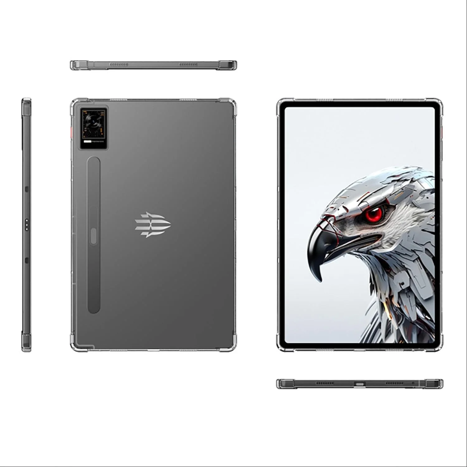 کاور ژیوپوی برای تبلت رد مجیک، قاب پشتی نرم TPU، کاور نازک، محافظت از کیسه هوا، سازگار با تبلت رد مجیک، شفاف کاور ژیوپوی برای تبلت رد مجیک، قاب پشتی نرم TPU، کاور نازک، محافظت از کیسه هوا، سازگار با تبلت رد مجیک، شفاف