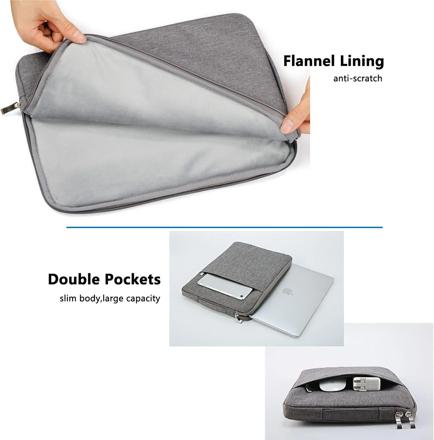 کیف حمل تبلت و لپتاپ ۱۲ اینچی با دسته، سازگار با مکبوک ایر ۱۱ اینچی، سازگار با مکبوک ۱۲ اینچی | سازگار با ۱۳ اینچ کیف حمل تبلت و لپتاپ ۱۲ اینچی با دسته، سازگار با مکبوک ایر ۱۱ اینچی، سازگار با مکبوک ۱۲ اینچی | سازگار با ۱۳ اینچ