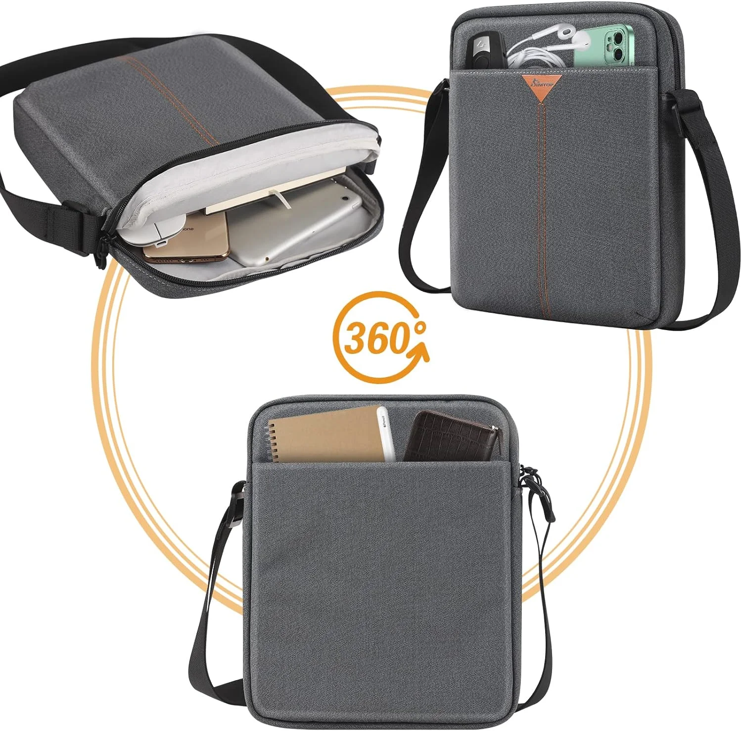 کیف شانه ای تبلت 11 اینچی SIMTOP سازگار با آیپد ایر نسل 4 سال 2020 10.8 اینچی، کیف دستی تبلت جهانی برای 9. کیف شانه ای تبلت 11 اینچی SIMTOP سازگار با آیپد ایر نسل 4 سال 2020 10.8 اینچی، کیف دستی تبلت جهانی برای 9.