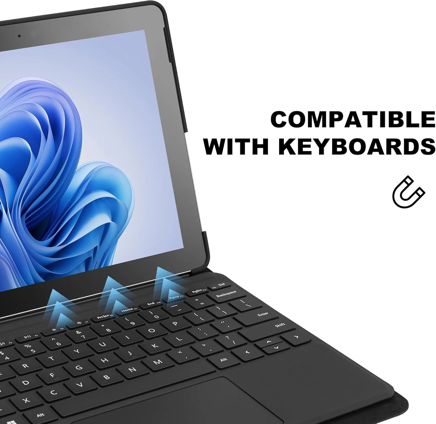 کیف محافظ کیماکسوم برای سرفیس گو 3 (2021)/ سرفیس گو 2 2020/ سرفیس گو 2018، کیف محافظ سرفیس گو 3 با قابلیت تنظیم چند زاویه، سازگار با کاور کیبورد و دارای جای قلم، آبی روشن کیف محافظ کیماکسوم برای سرفیس گو 3 (2021)/ سرفیس گو 2 2020/ سرفیس گو 2018، کیف محافظ سرفیس گو 3 با قابلیت تنظیم چند زاویه، سازگار با کاور کیبورد و دارای جای قلم، آبی روشن