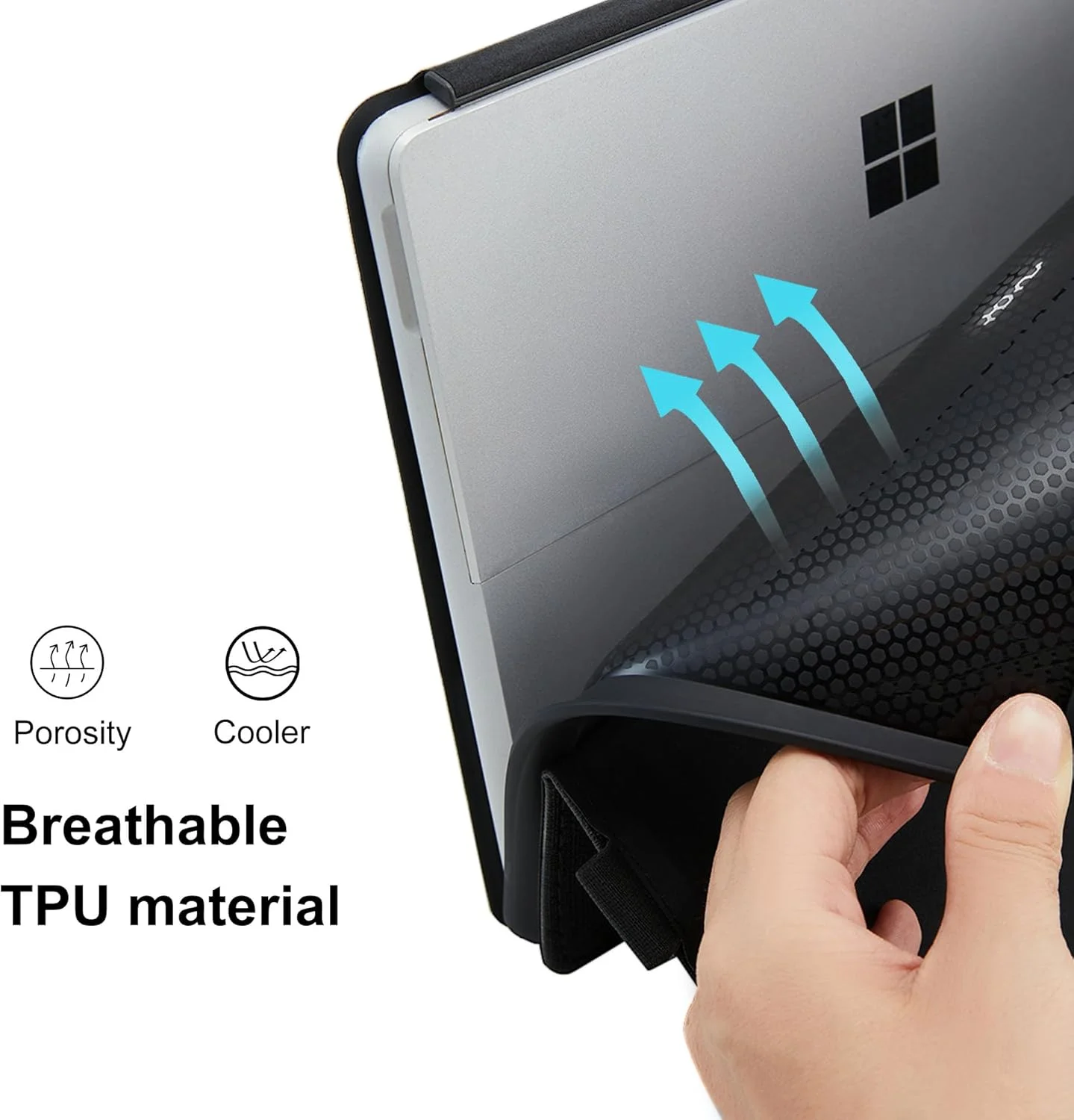 کیف محافظ کیماکسوم برای سرفیس گو 3 (2021)/ سرفیس گو 2 2020/ سرفیس گو 2018، کیف محافظ سرفیس گو 3 با قابلیت تنظیم چند زاویه، سازگار با کاور کیبورد و دارای جای قلم، آبی روشن کیف محافظ کیماکسوم برای سرفیس گو 3 (2021)/ سرفیس گو 2 2020/ سرفیس گو 2018، کیف محافظ سرفیس گو 3 با قابلیت تنظیم چند زاویه، سازگار با کاور کیبورد و دارای جای قلم، آبی روشن