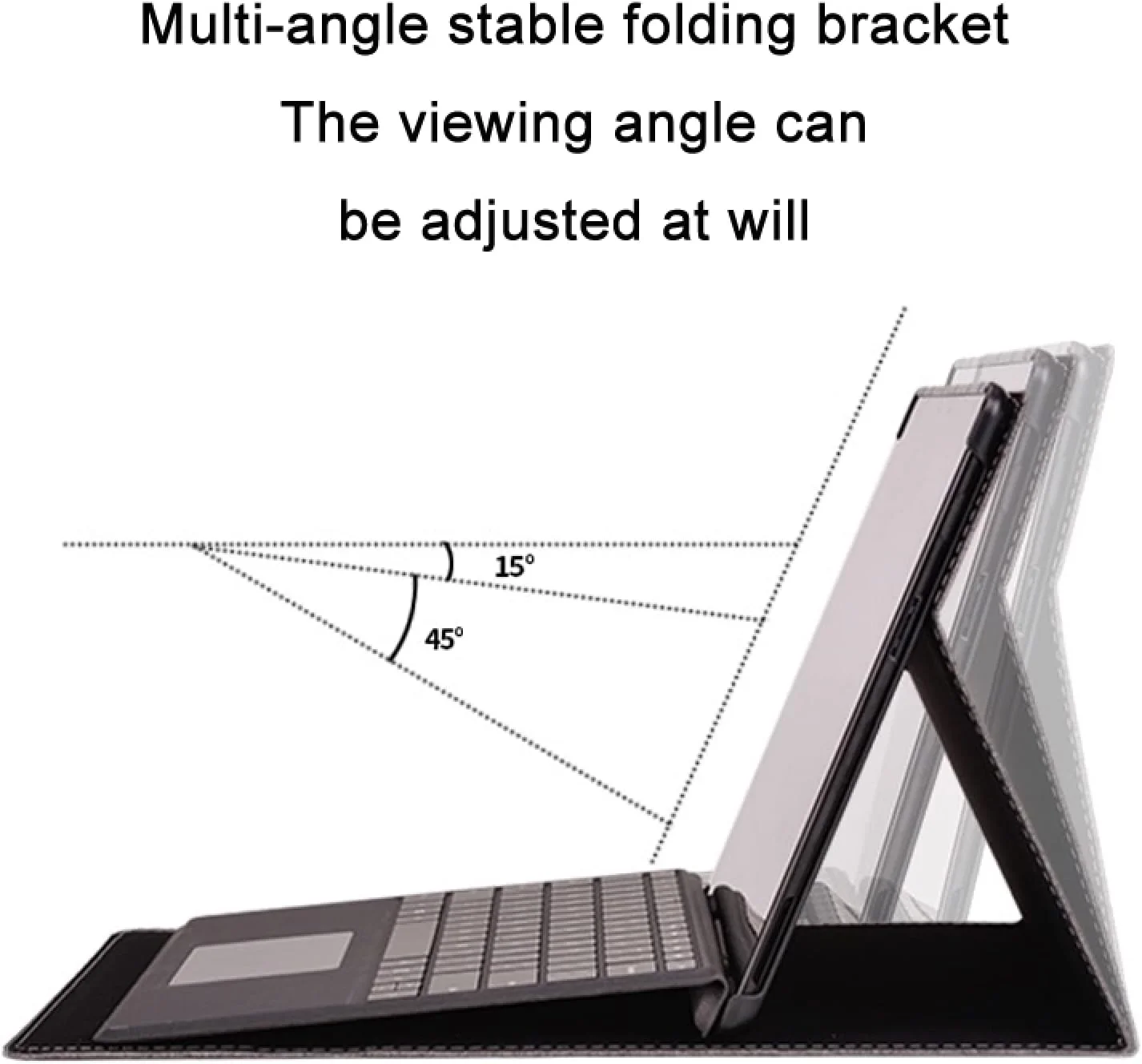 کاور محافظ تمام بدنه ZZjingli مناسب برای Microsoft Surface Pro 8، رنگ: مشکی با روکش نرم TPU کاور محافظ تمام بدنه ZZjingli مناسب برای Microsoft Surface Pro 8، رنگ: مشکی با روکش نرم TPU