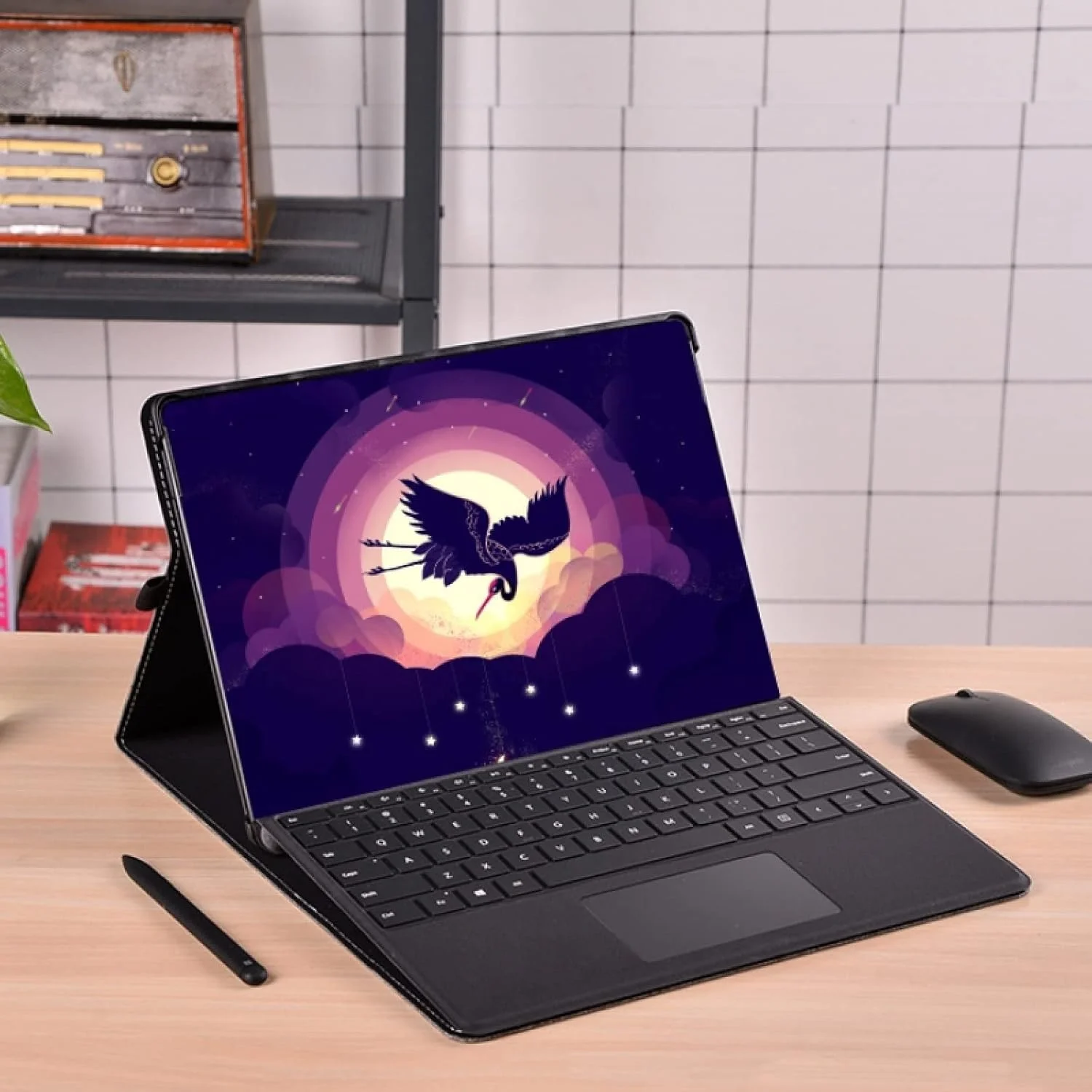 کاور محافظ تمام بدنه ZZjingli مناسب برای Microsoft Surface Pro 8، رنگ: مشکی با روکش نرم TPU کاور محافظ تمام بدنه ZZjingli مناسب برای Microsoft Surface Pro 8، رنگ: مشکی با روکش نرم TPU