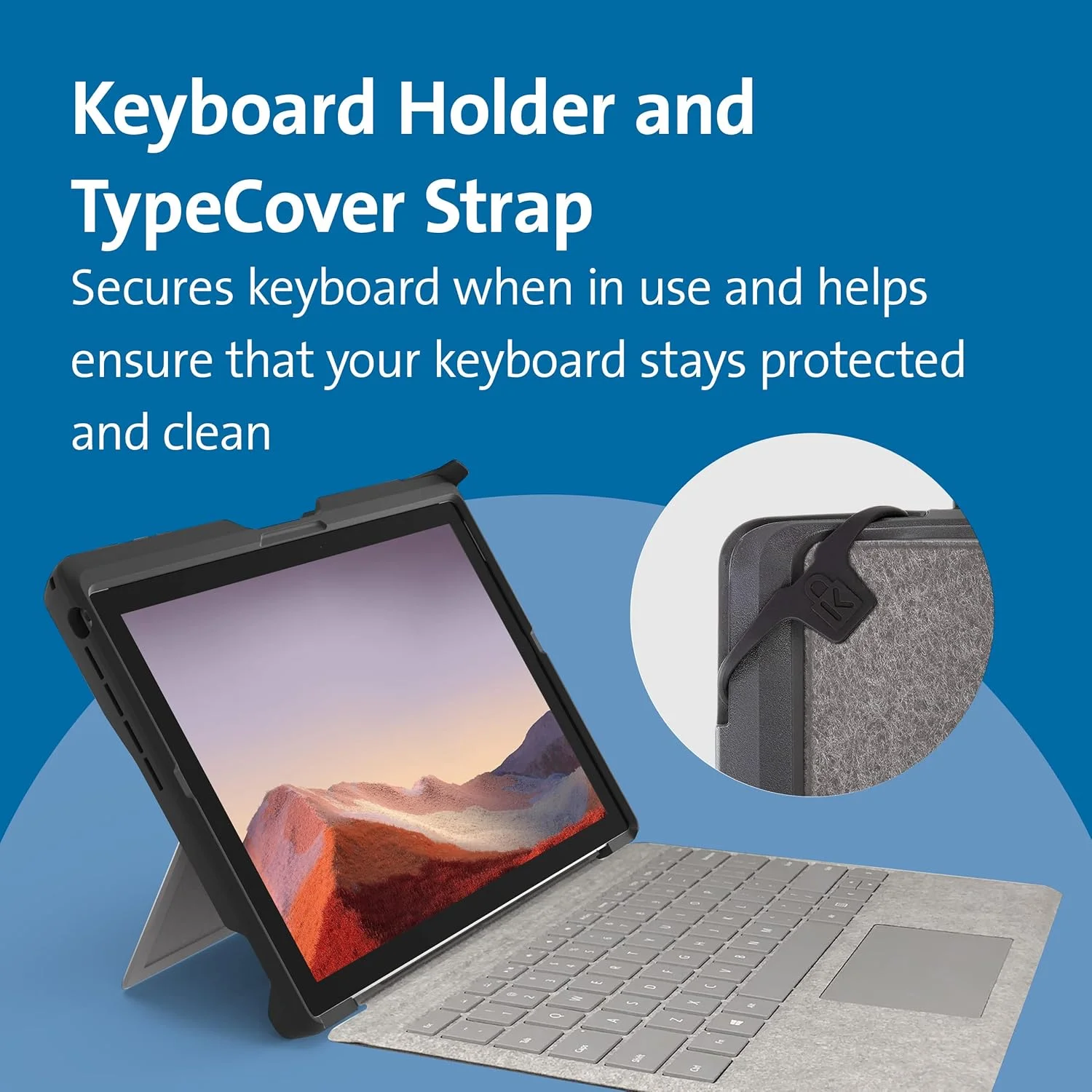 محافظ مقاوم Kensington Blackbelt درجه 2 برای سرفیس پرو 7، 7+، 6، 5 و 4 - مشکی (K97950Ww) محافظ مقاوم Kensington Blackbelt درجه 2 برای سرفیس پرو 7، 7+، 6، 5 و 4 - مشکی (K97950Ww)