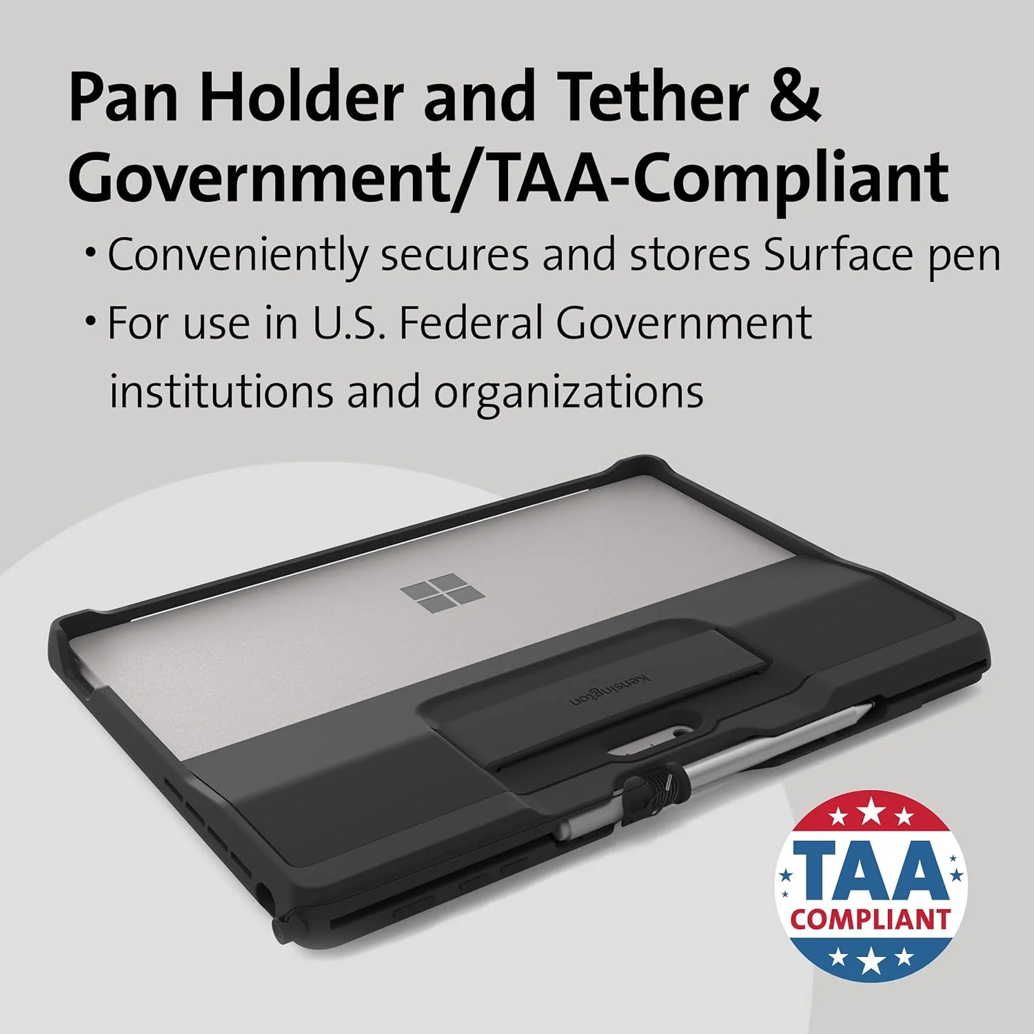 محافظ مقاوم Kensington Blackbelt درجه 2 برای سرفیس پرو 7، 7+، 6، 5 و 4 - مشکی (K97950Ww) محافظ مقاوم Kensington Blackbelt درجه 2 برای سرفیس پرو 7، 7+، 6، 5 و 4 - مشکی (K97950Ww)