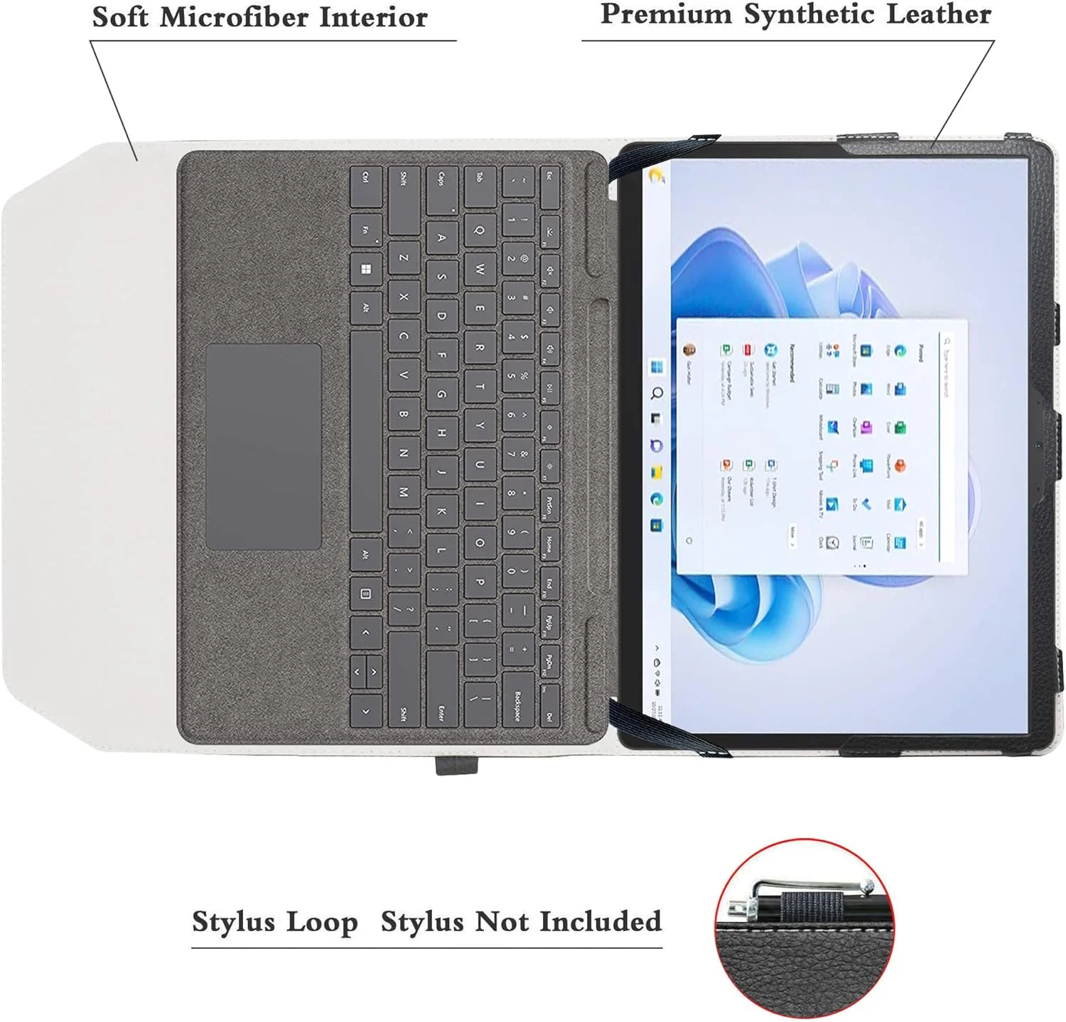کیف تبلت 8 اینچی MAMA MOUTH Sprint Slate، جلد چرمی PU با پایه تاشو دو حالته برای تبلت اندرویدی 8 اینچی Sprint Slate 8 (AQT80)، مشکی کیف تبلت 8 اینچی MAMA MOUTH Sprint Slate، جلد چرمی PU با پایه تاشو دو حالته برای تبلت اندرویدی 8 اینچی Sprint Slate 8 (AQT80)، مشکی