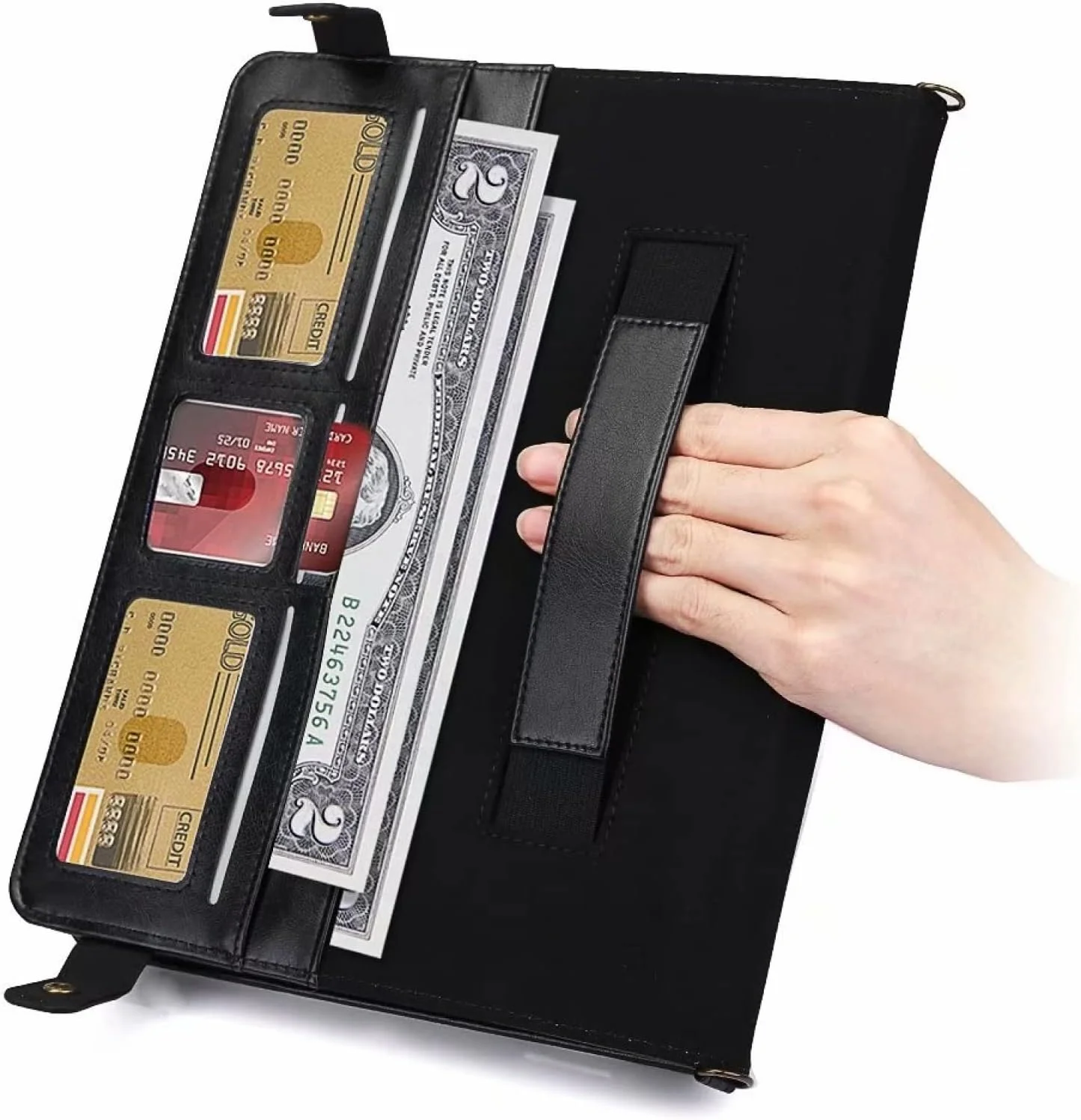 کیف های گوشی QIHANG SHIHUI برای تبلت Microsoft Surface Pro 8، مدل پاکتی، چرمی، رنگ ثابت (مشکی)(قرمز)(رزگلد)(آبی)(قهوه ای) (رنگ: مشکی) کیف های گوشی QIHANG SHIHUI برای تبلت Microsoft Surface Pro 8، مدل پاکتی، چرمی، رنگ ثابت (مشکی)(قرمز)(رزگلد)(آبی)(قهوه ای) (رنگ: مشکی)