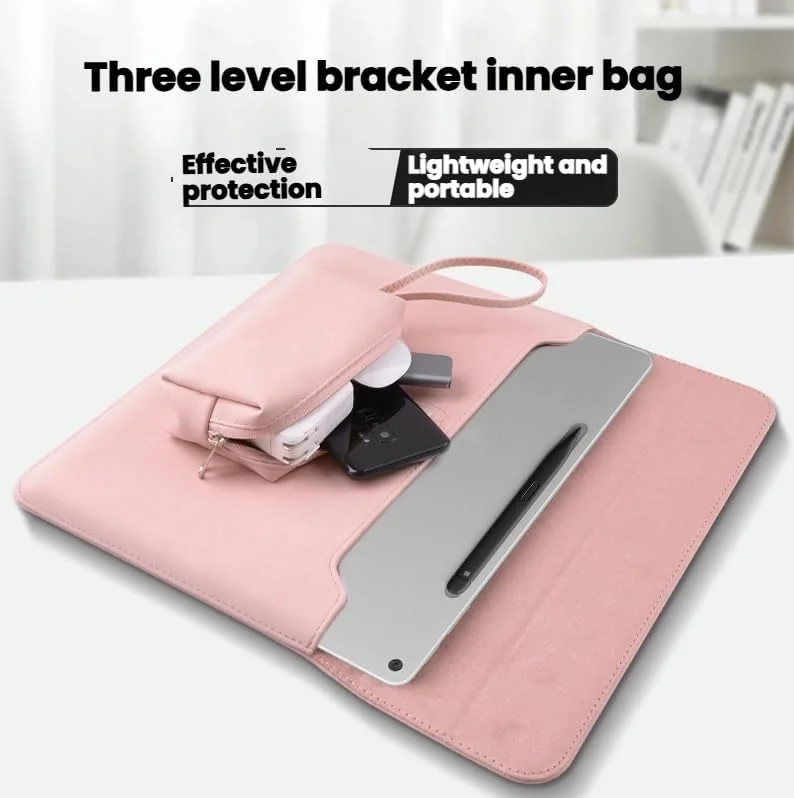 کیف محافظ Gruattreay سازگار با Microsoft Surface Pro 12 اینچی (2025)، کاور سه لایه ضد ضربه تاشو و مقاوم مناسب برای حمل و نقل تجاری به همراه کیف کوچک (صورتی) کیف محافظ Gruattreay سازگار با Microsoft Surface Pro 12 اینچی (2025)، کاور سه لایه ضد ضربه تاشو و مقاوم مناسب برای حمل و نقل تجاری به همراه کیف کوچک (صورتی)