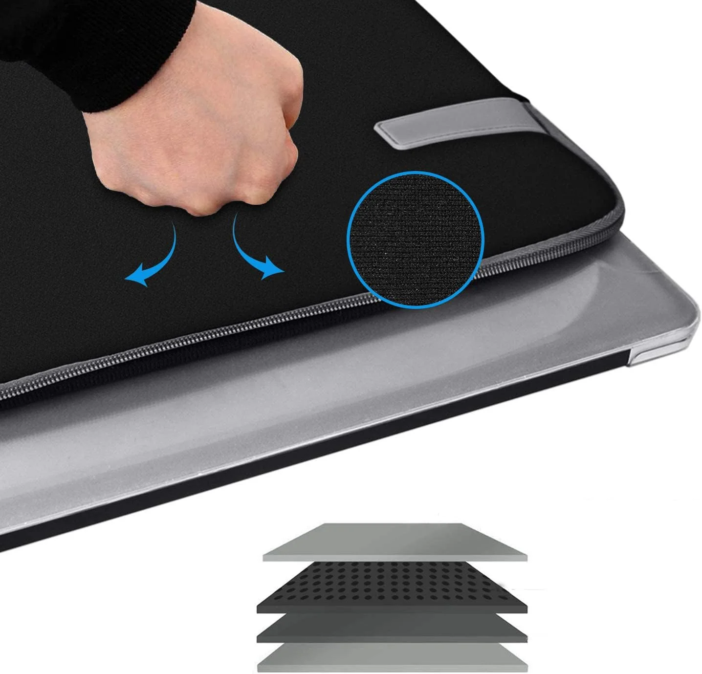 کیف محافظ تبلت نئوپرن با زیپ مناسب برای آیپد (2021) 10.2، آیپد ایر 10.5، آیپد 9.7، آیپد پرو 11، سامسونگ گلکسی تب S8 11، S6 10.5، A8 10.5، A7 10.4، مایکروسافت سرفیس گو 3 10.5 (11 اینچ، مشکی) کیف محافظ تبلت نئوپرن با زیپ مناسب برای آیپد (2021) 10.2، آیپد ایر 10.5، آیپد 9.7، آیپد پرو 11، سامسونگ گلکسی تب S8 11، S6 10.5، A8 10.5، A7 10.4، مایکروسافت سرفیس گو 3 10.5 (11 اینچ، مشکی)