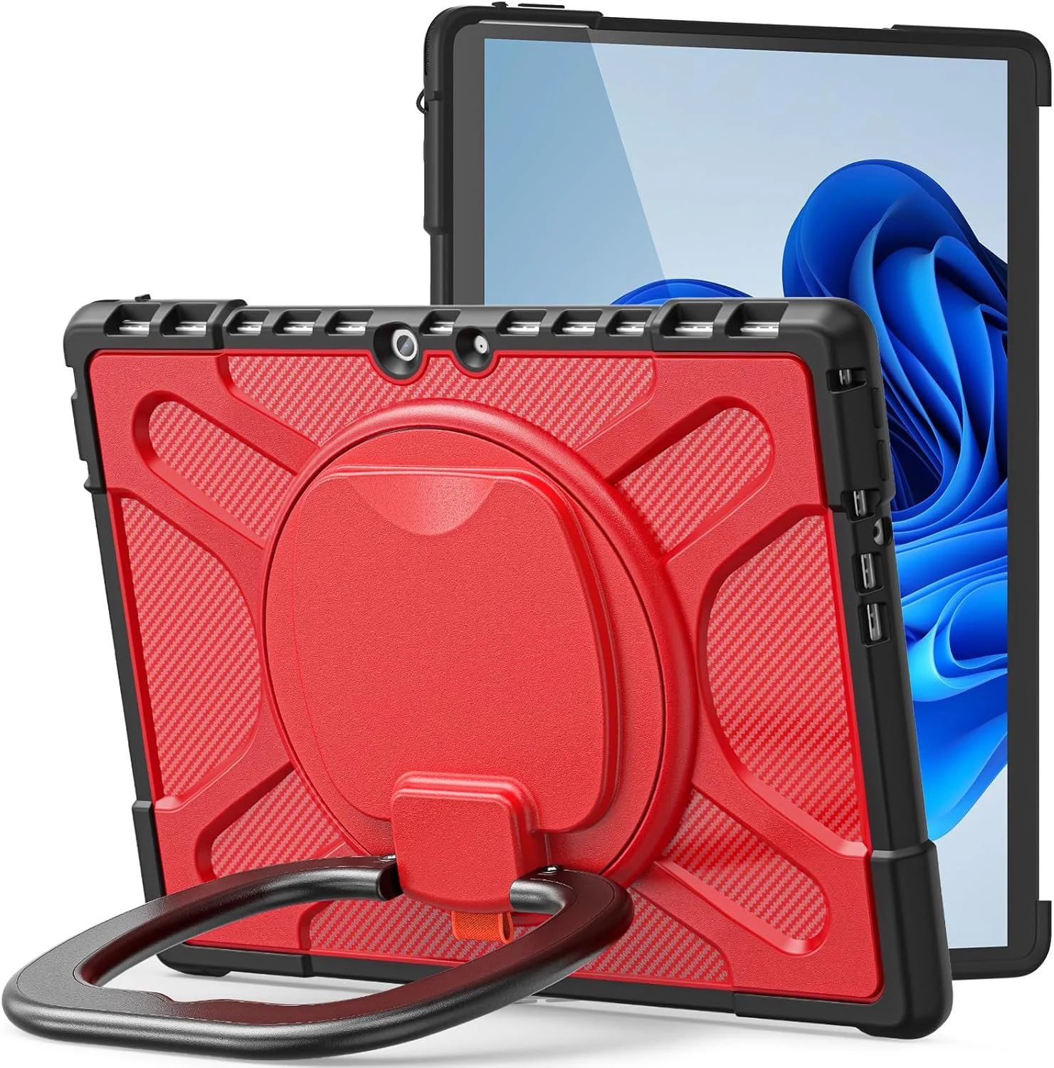 کاور محافظ اس ال ال ام وای وای ایکس برای مایکروسافت سرفیس گو 4/گو 3/گو 2 با صفحه نمایش 10.5 اینچ، کاور ضد ضربه چرخشی 360 درجه با دسته، سازگار با کیبورد تایپ کاور (قرمز) کاور محافظ اس ال ال ام وای وای ایکس برای مایکروسافت سرفیس گو 4/گو 3/گو 2 با صفحه نمایش 10.5 اینچ، کاور ضد ضربه چرخشی 360 درجه با دسته، سازگار با کیبورد تایپ کاور (قرمز)