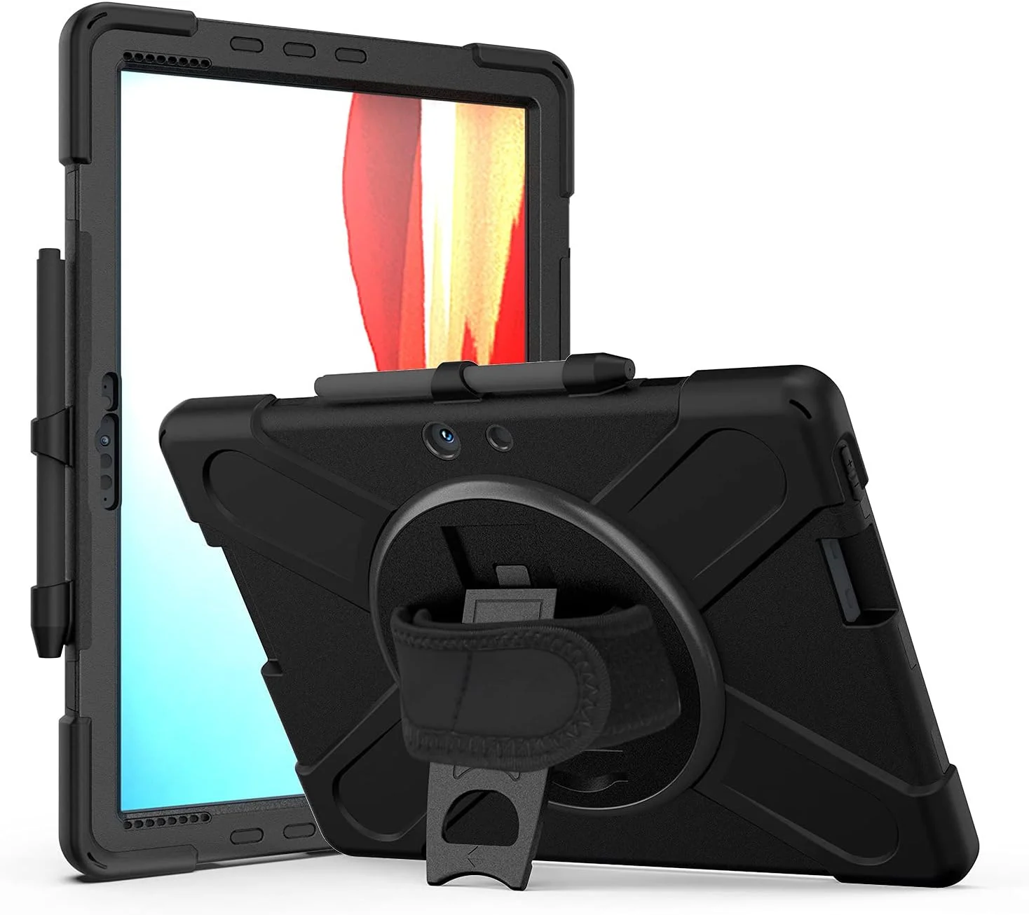 کاور مقاوم FONREST برای مایکروسافت Surface Pro X (2020/2019) با پایه تاشو، نگهدارنده قلم، قاب ضد ضربه هیبریدی 13 اینچی با دستگیره چرخشی 360 درجه و بند شانه (مشکی) کاور مقاوم FONREST برای مایکروسافت Surface Pro X (2020/2019) با پایه تاشو، نگهدارنده قلم، قاب ضد ضربه هیبریدی 13 اینچی با دستگیره چرخشی 360 درجه و بند شانه (مشکی)