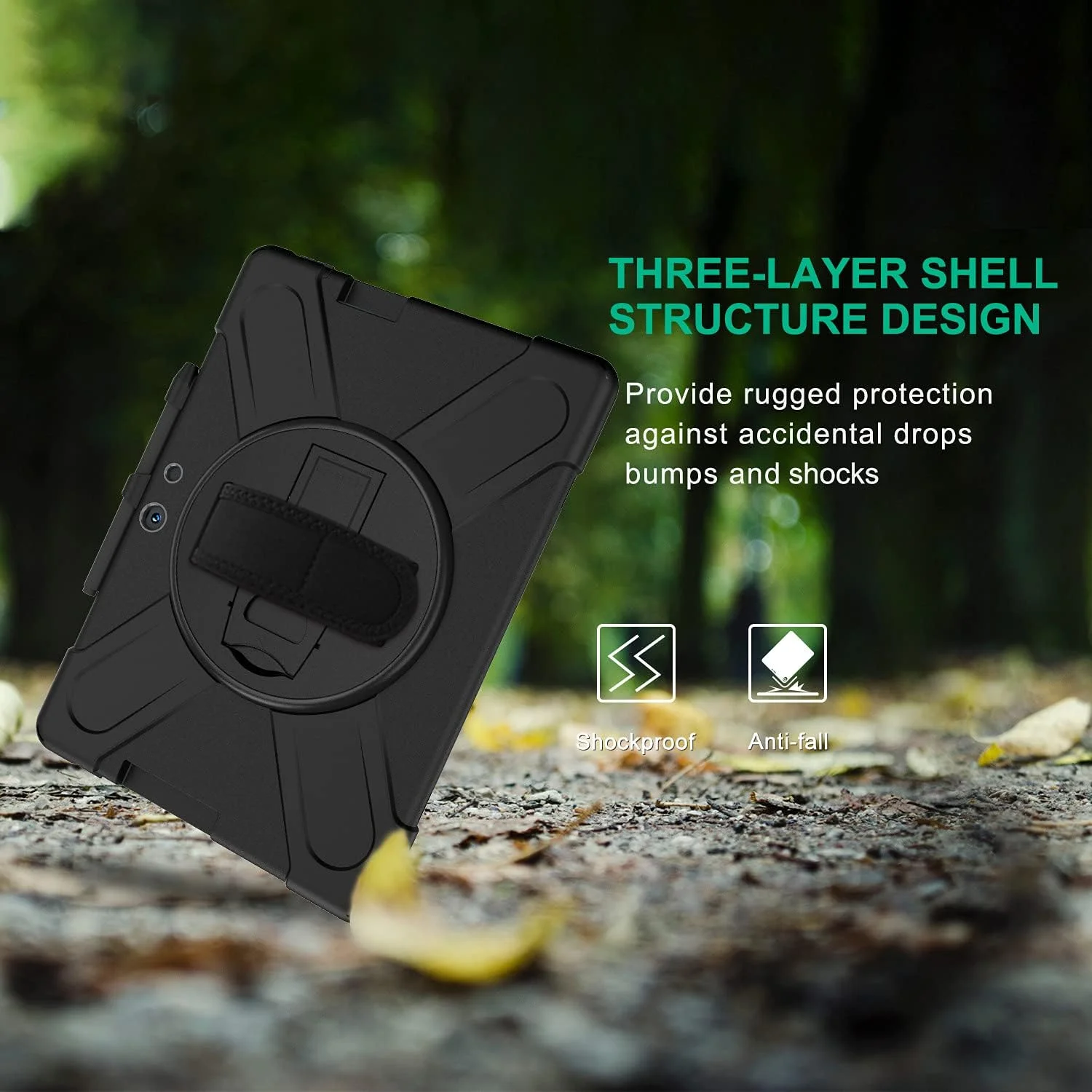 کاور مقاوم FONREST برای مایکروسافت Surface Pro X (2020/2019) با پایه تاشو، نگهدارنده قلم، قاب ضد ضربه هیبریدی 13 اینچی با دستگیره چرخشی 360 درجه و بند شانه (مشکی) کاور مقاوم FONREST برای مایکروسافت Surface Pro X (2020/2019) با پایه تاشو، نگهدارنده قلم، قاب ضد ضربه هیبریدی 13 اینچی با دستگیره چرخشی 360 درجه و بند شانه (مشکی)