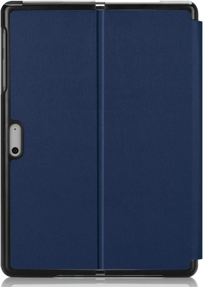 کاور چرمی باریک و هوشمند Gylint با جای قلم برای مایکروسافت Surface Go 4 2023 / Go 3 2021 / Go 2 2020 / Surface Go 2018 - سرمه ای کاور چرمی باریک و هوشمند Gylint با جای قلم برای مایکروسافت Surface Go 4 2023 / Go 3 2021 / Go 2 2020 / Surface Go 2018 - سرمه ای