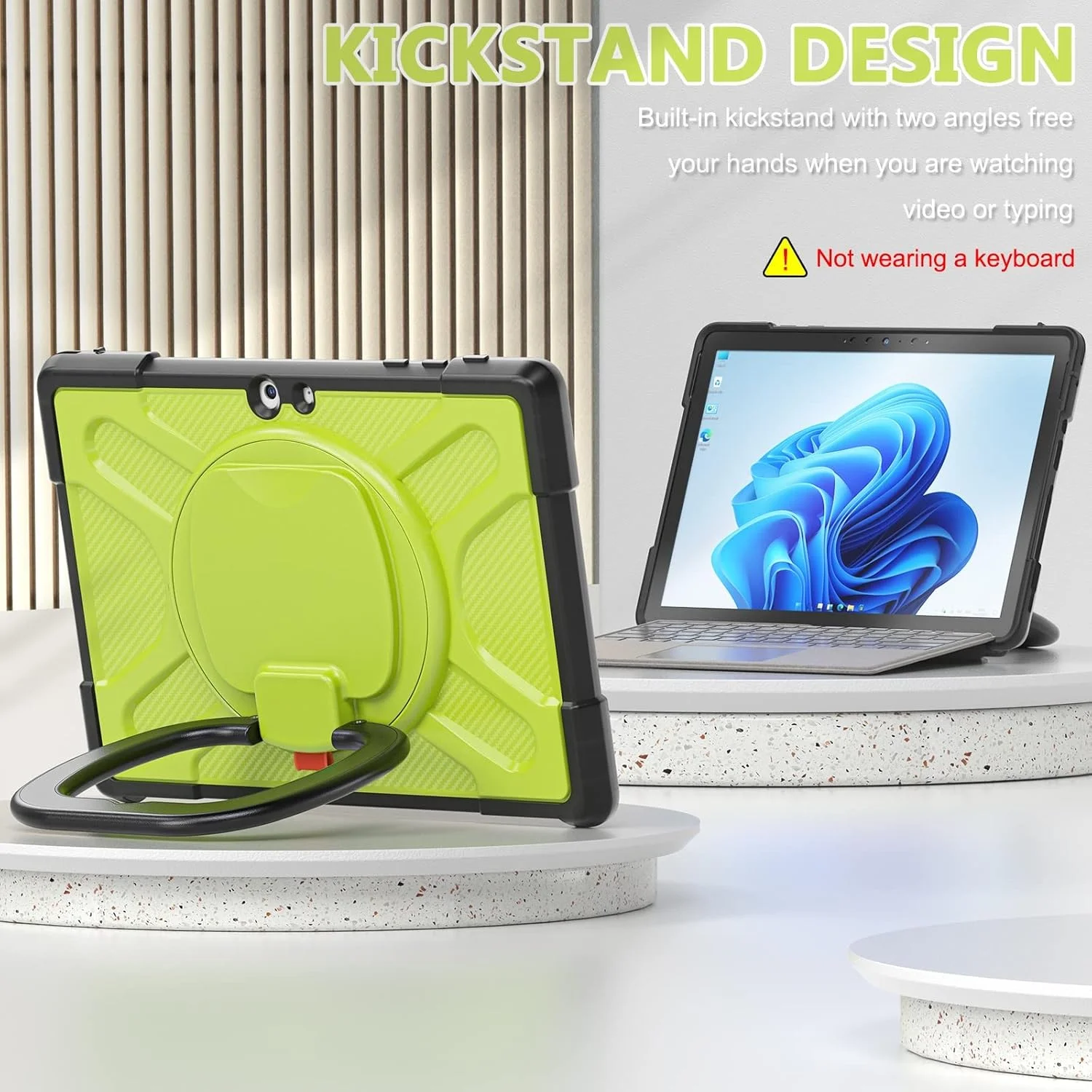 محافظ تبلت، قاب محافظ مقاوم در برابر ضربه با پایه نگهدارنده، سازگار با مایکروسافت سرفیس GO 1/2/3، سازگار با کیبورد Type Cover، قاب تبلت سازگار با تبلت سرفیس GO1/2/3 محافظ تبلت، قاب محافظ مقاوم در برابر ضربه با پایه نگهدارنده، سازگار با مایکروسافت سرفیس GO 1/2/3، سازگار با کیبورد Type Cover، قاب تبلت سازگار با تبلت سرفیس GO1/2/3