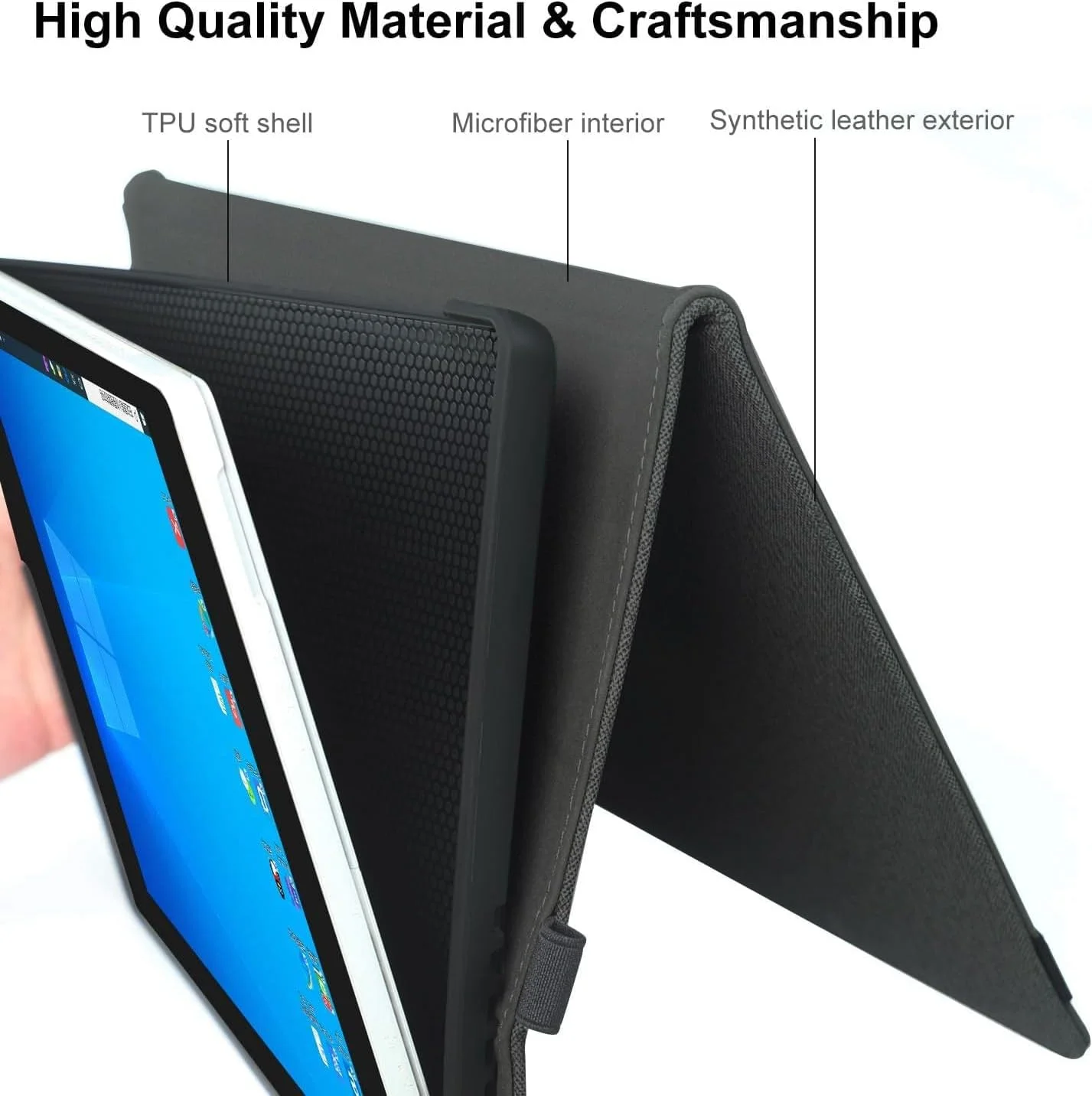 کیف تبلت هپی بالز Surface Go 2 مناسب برای مایکروسافت Surface Go 2 2020 / Surface Go 2018 10 اینچ، کاور چند زاویه ای با نگهدارنده قلم برای Surface Go 2 / Surface Go کیف تبلت هپی بالز Surface Go 2 مناسب برای مایکروسافت Surface Go 2 2020 / Surface Go 2018 10 اینچ، کاور چند زاویه ای با نگهدارنده قلم برای Surface Go 2 / Surface Go