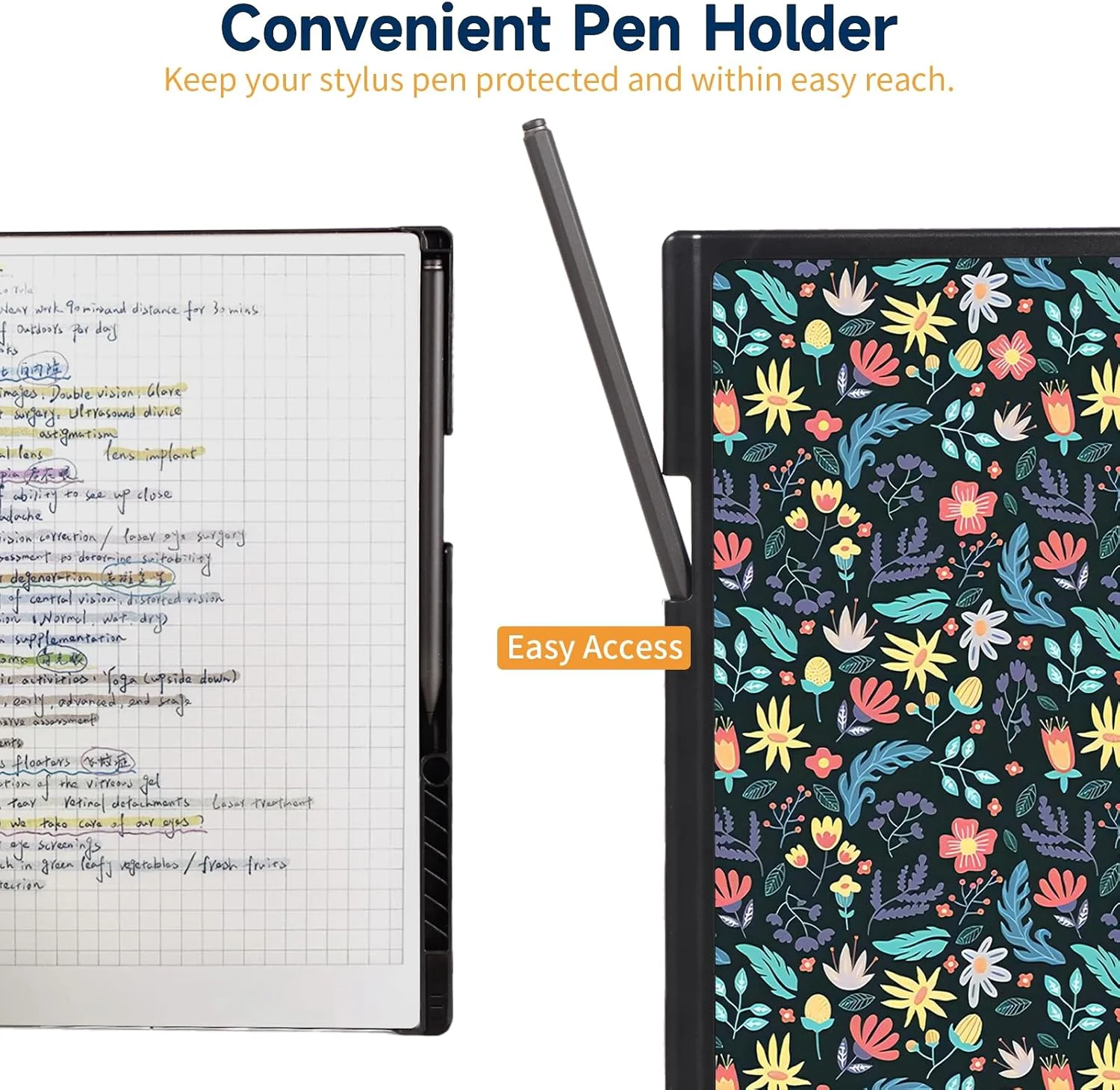 کیف QIOFEARTH برای تبلت Remarkable Paper Pro 11.8 اینچی (نسخه 2024)، سبک و دارای روکش سخت پشتی، جلد محافظ کتابی، دارای حالت خواب/بیدار خودکار، جای قلم و جعبه نوک قلم (کتاب گل) کیف QIOFEARTH برای تبلت Remarkable Paper Pro 11.8 اینچی (نسخه 2024)، سبک و دارای روکش سخت پشتی، جلد محافظ کتابی، دارای حالت خواب/بیدار خودکار، جای قلم و جعبه نوک قلم (کتاب گل)