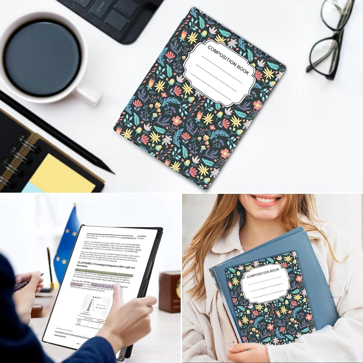 کیف QIOFEARTH برای تبلت Remarkable Paper Pro 11.8 اینچی (نسخه 2024)، سبک و دارای روکش سخت پشتی، جلد محافظ کتابی، دارای حالت خواب/بیدار خودکار، جای قلم و جعبه نوک قلم (کتاب گل) کیف QIOFEARTH برای تبلت Remarkable Paper Pro 11.8 اینچی (نسخه 2024)، سبک و دارای روکش سخت پشتی، جلد محافظ کتابی، دارای حالت خواب/بیدار خودکار، جای قلم و جعبه نوک قلم (کتاب گل)