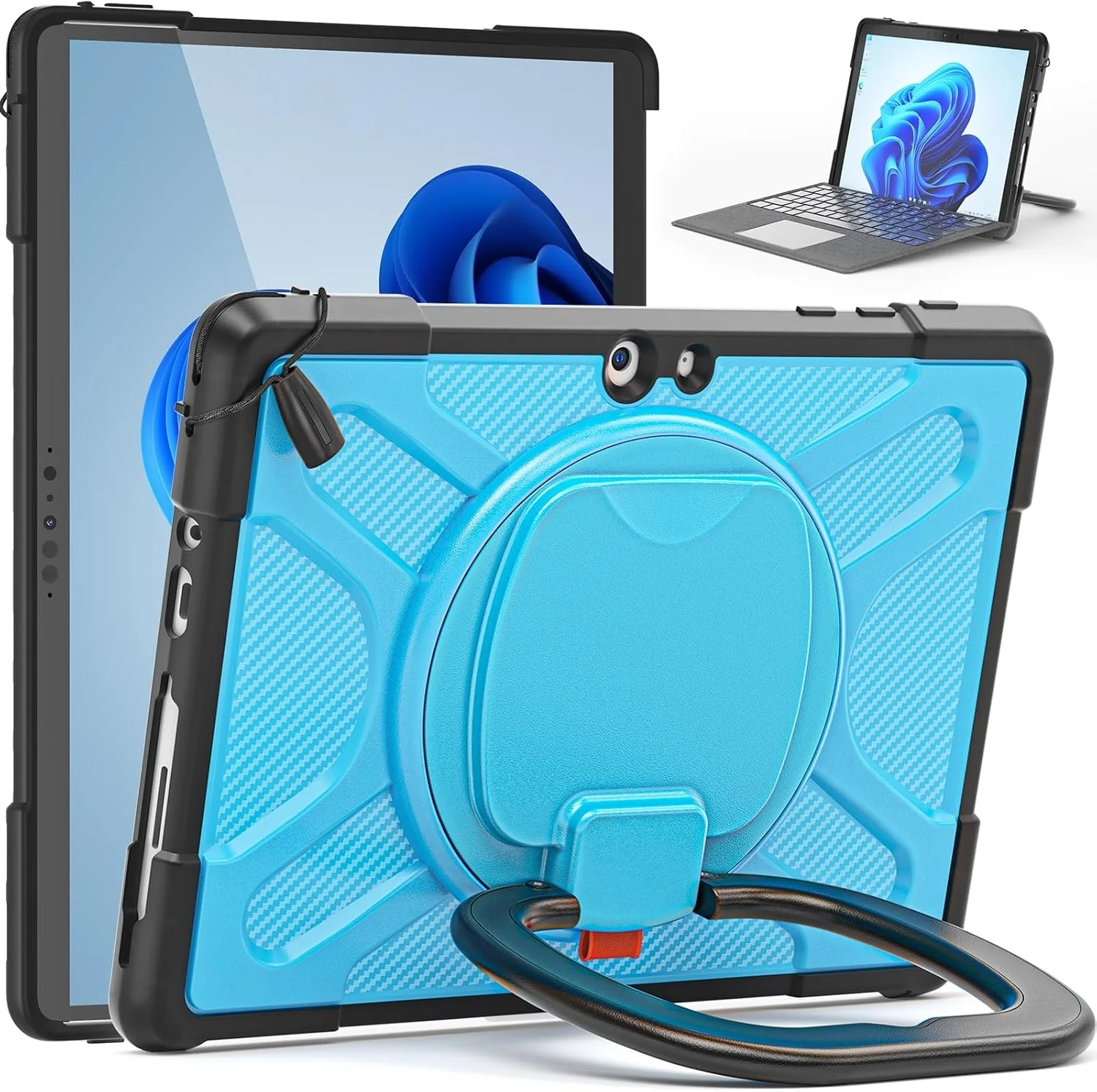 Tablet Protection Compatible with Microsoft Surface Go 4/Surface Go 3/Surface Go 2/Surface Go 1 Case 10.5 inch Compatible with Keyboard Type Cover with Stand, Protective Case Resistant to Tablet Protection Compatible with Microsoft Surface Go 4/Surface Go 3/Surface Go 2/Surface Go 1 Case 10.5 inch Compatible with Keyboard Type Cover with Stand, Protective Case Resistant to