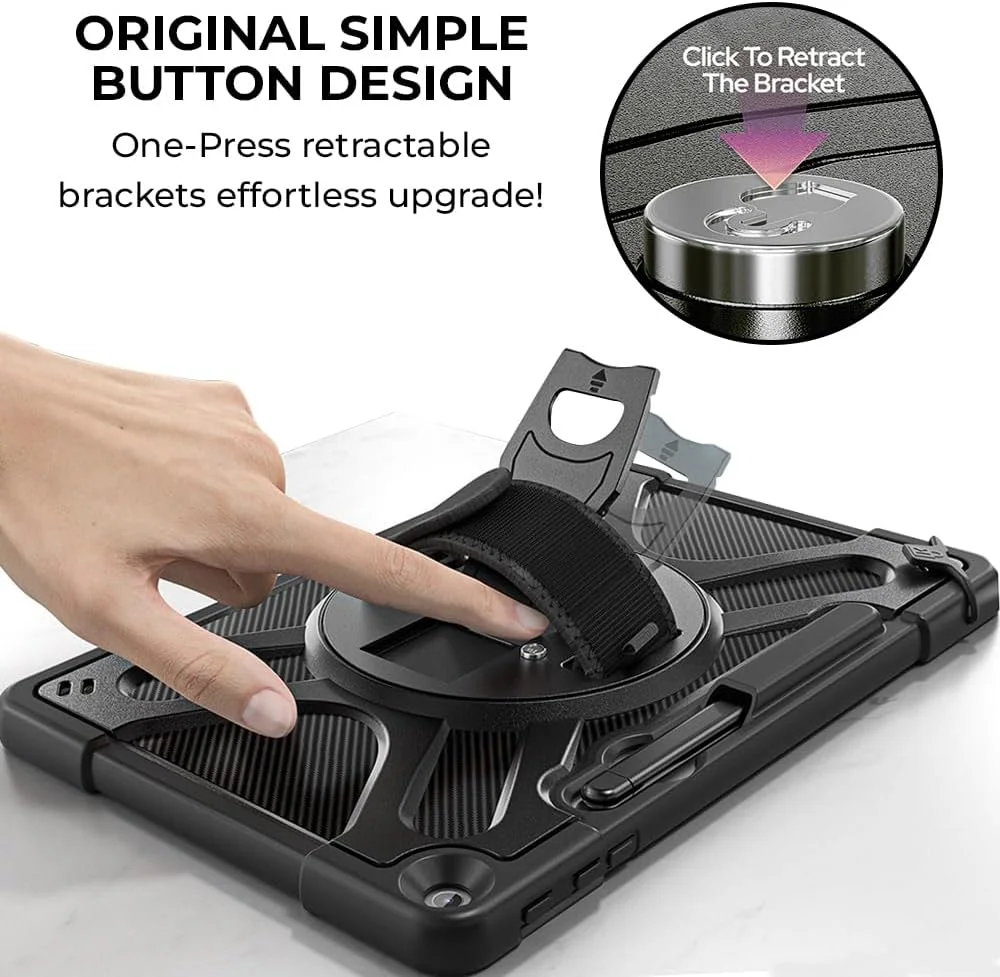 AMZER Case for Microsoft Surface Pro 12 Inch (2025), Heavy Rugged Shockproof Drop Protection Case with 360 Rotating Stand & Hand Strap & Shoulder Strap AMZER Case for Microsoft Surface Pro 12 Inch (2025), Heavy Rugged Shockproof Drop Protection Case with 360 Rotating Stand & Hand Strap & Shoulder Strap