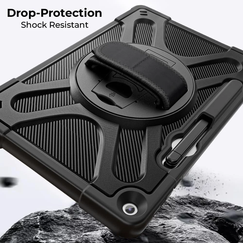 AMZER Case for Microsoft Surface Pro 12 Inch (2025), Heavy Rugged Shockproof Drop Protection Case with 360 Rotating Stand & Hand Strap & Shoulder Strap AMZER Case for Microsoft Surface Pro 12 Inch (2025), Heavy Rugged Shockproof Drop Protection Case with 360 Rotating Stand & Hand Strap & Shoulder Strap